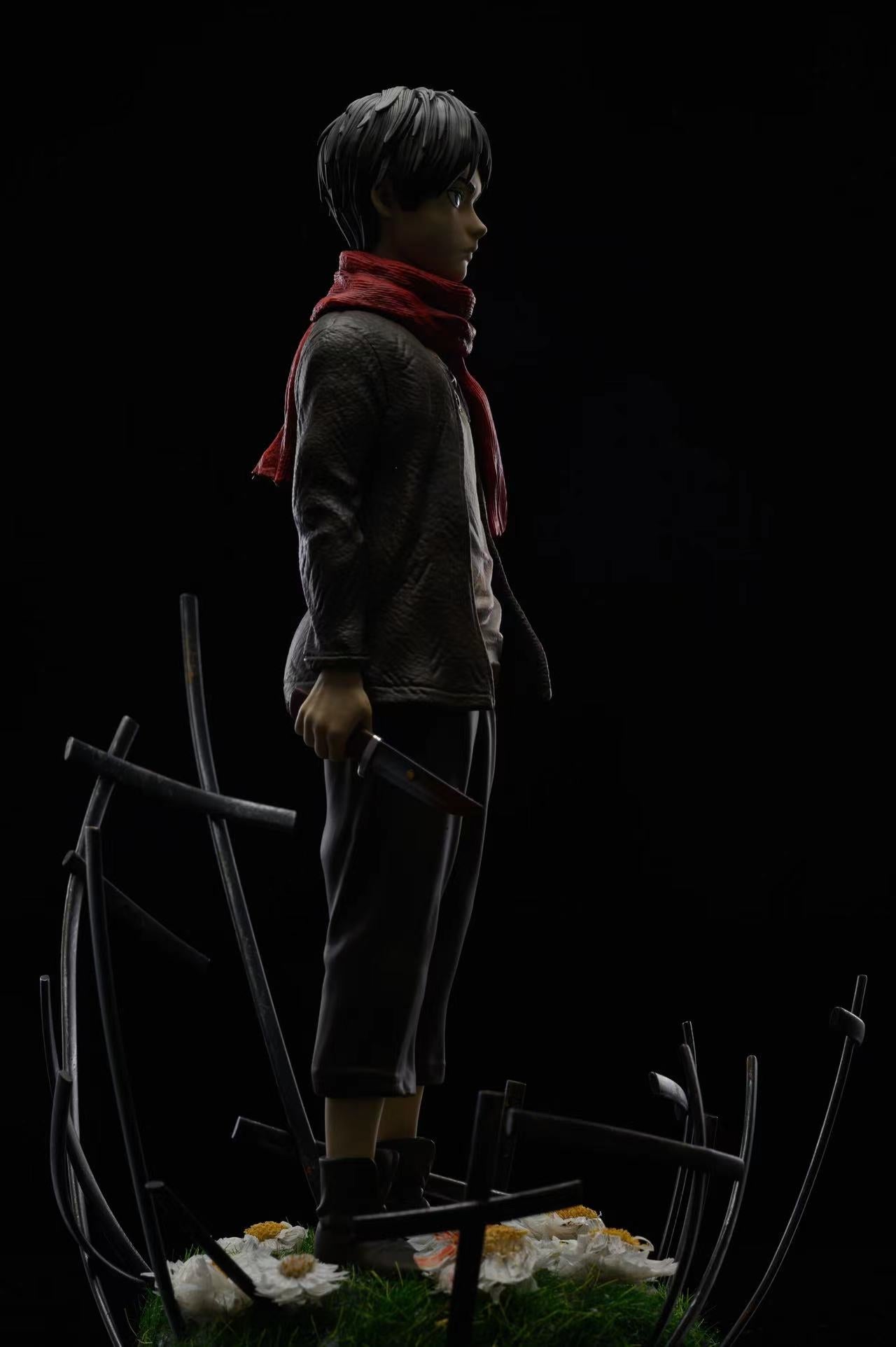 【In stock】The Flowersea Eren Jaeger GK statue(1st Anniversary)-Attack on Titan-Typical Scene Studio