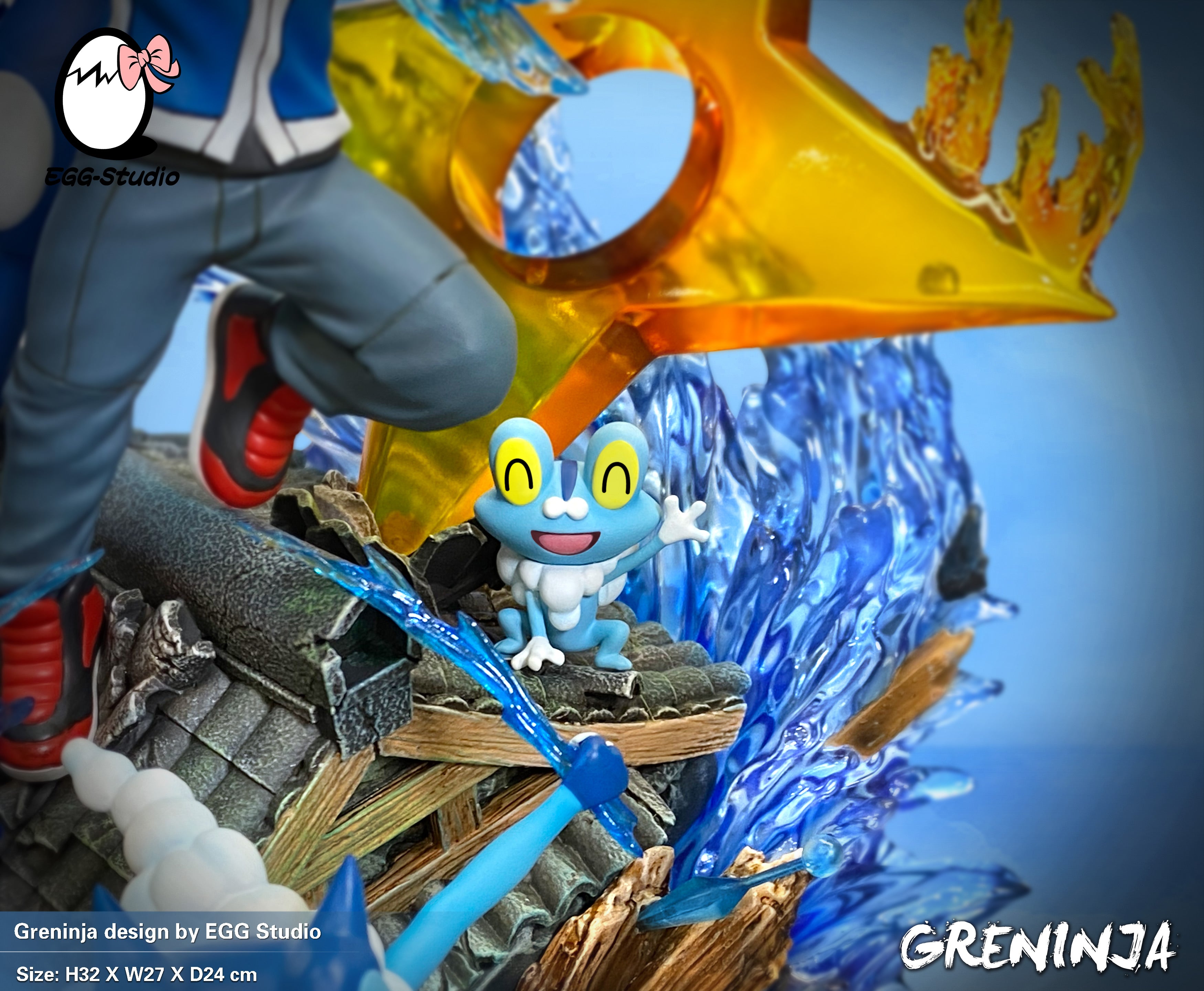【Sold out】Ash Ketchum & Greninja Family-Pokemon-EGGS Studio