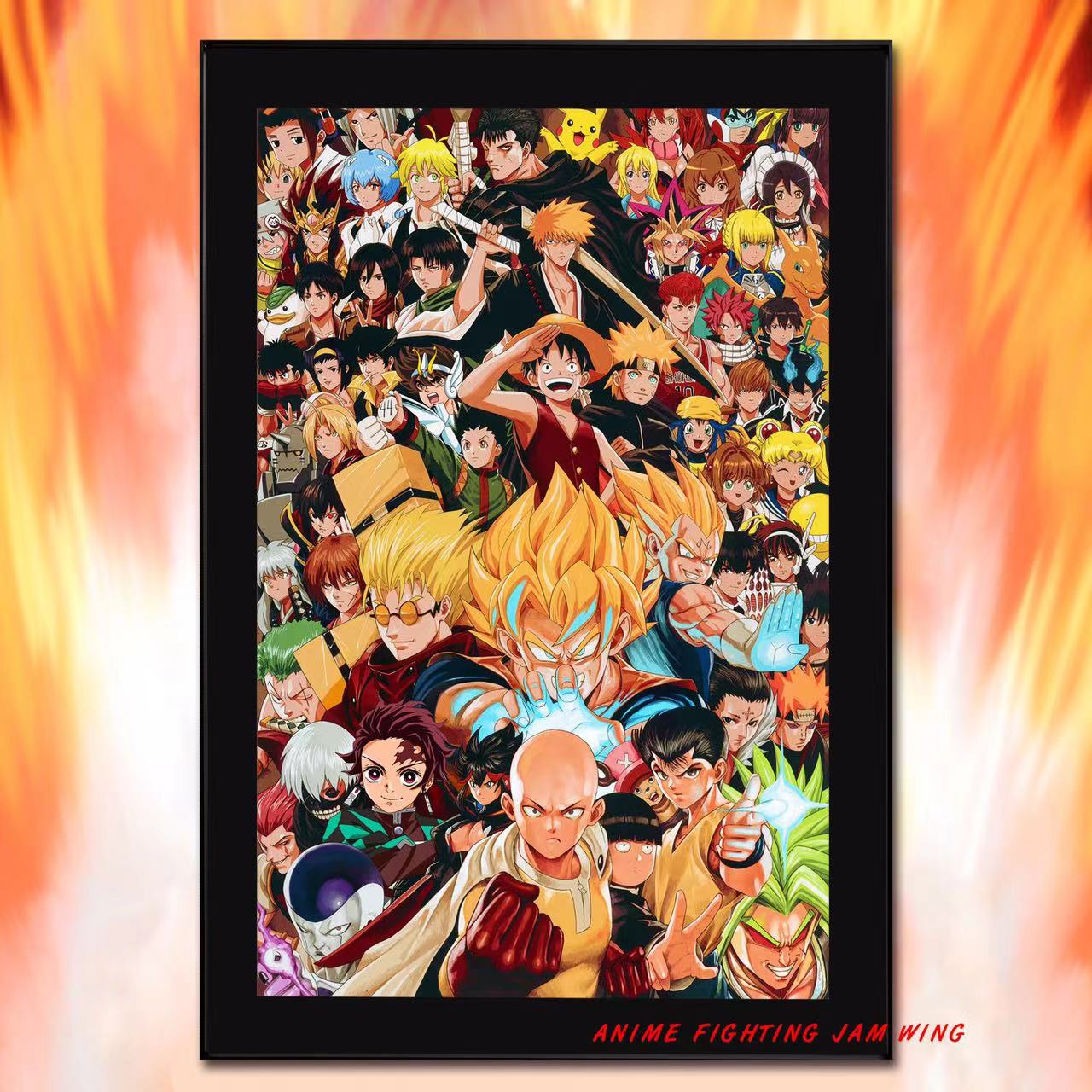 【Pre-sale】Main Characters of Japanese Anime Decoration Painting-Mystical Art Studio