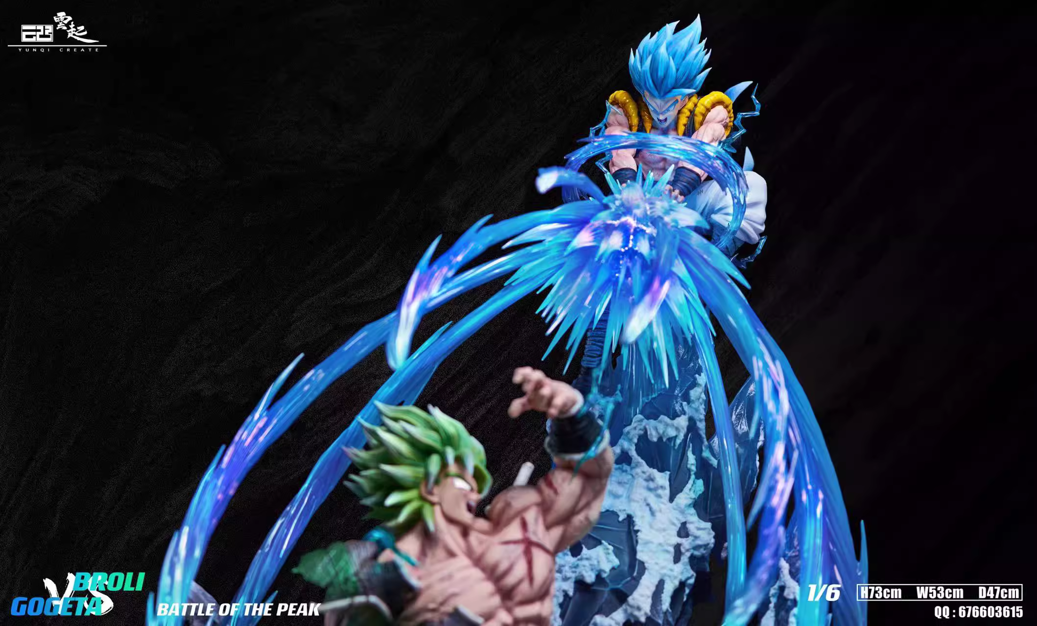 【Sold out no more】1/6 Scale No.9 Gogeta VS Broli-YunQi Studio