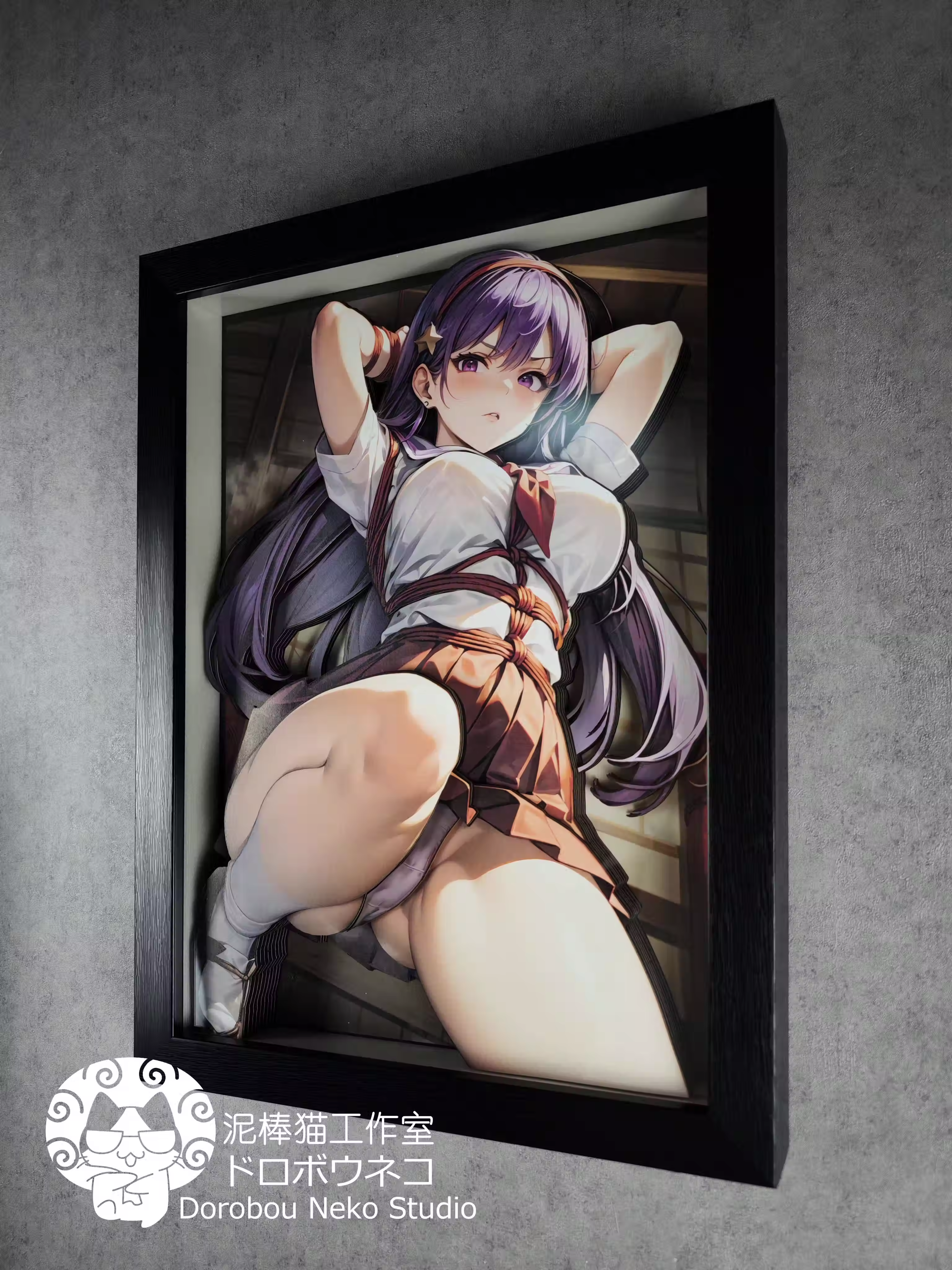 【In stock】DSMG-037 Decorative Painting of KOF Asamiya Athena-THE KING OF FIGHTERS-Dorobou Neko Studio