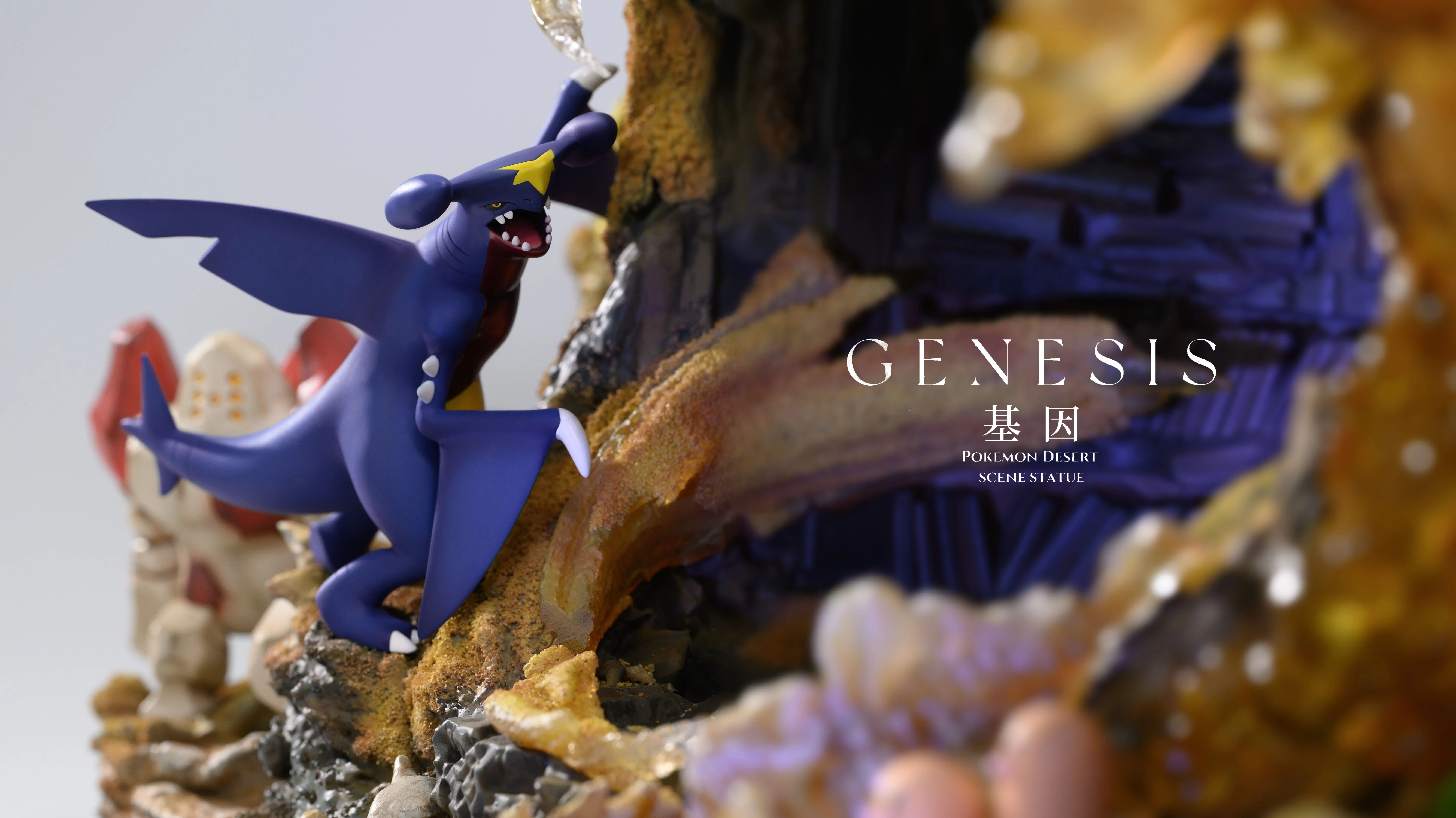 【Pre-sale】Group A Standard Beach Scene Tyranitar & Alakazam-Pokemon-Genesis Studio
