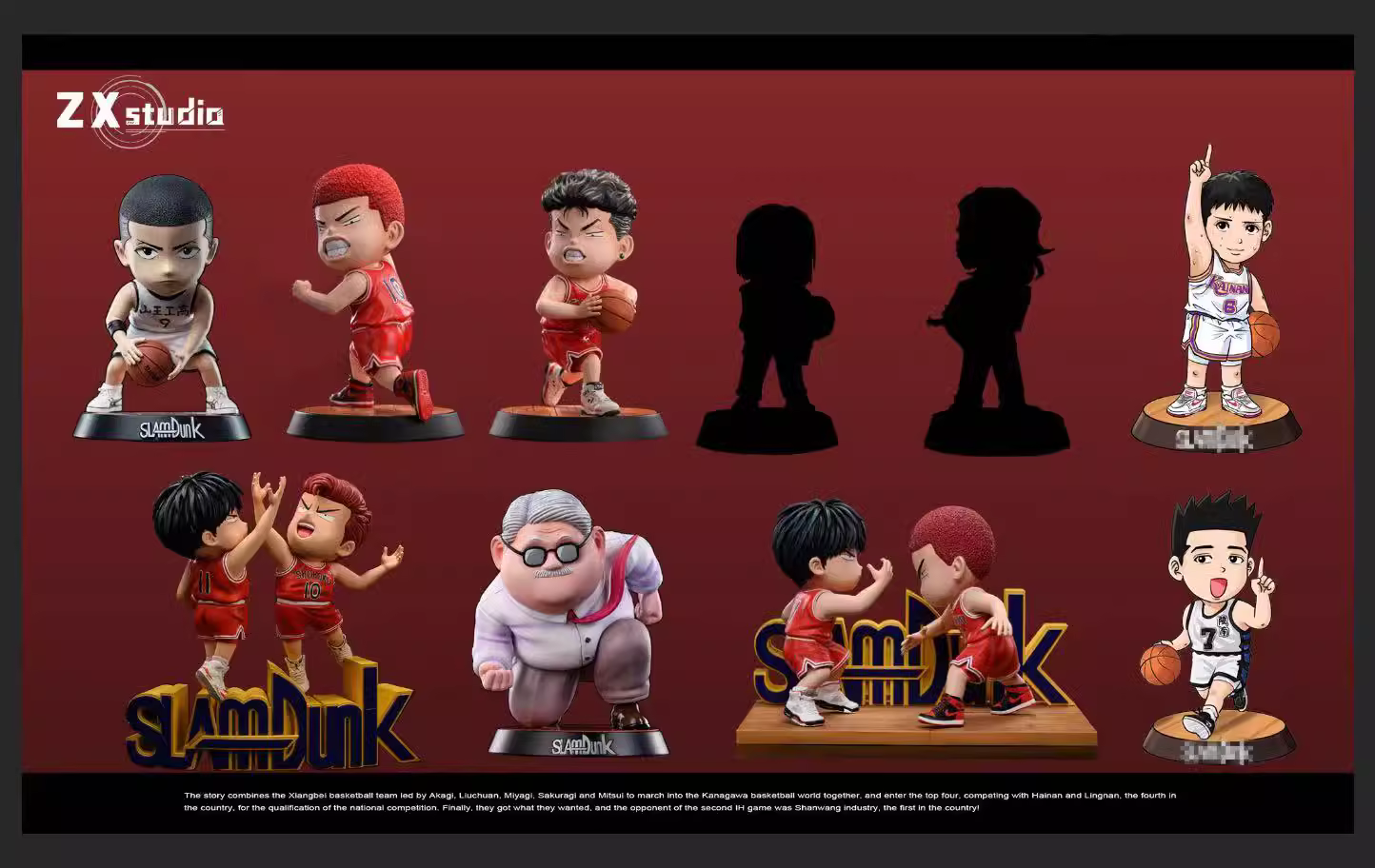 【Pre-sale】Sakuragi Hanamichi & Ryota Miyagi-SLAM DUNK-ZX Studio