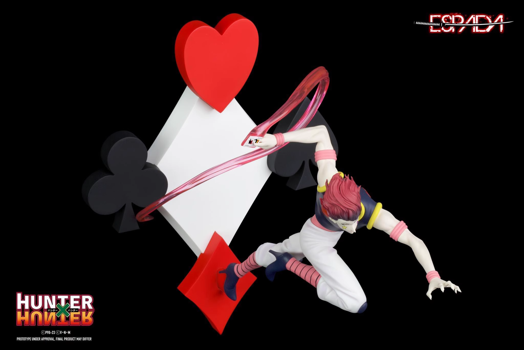 【Pre-sale】1/8 Scale Wall Hanging Hisoka-HUNTER×HUNTER-Espada Art Studio