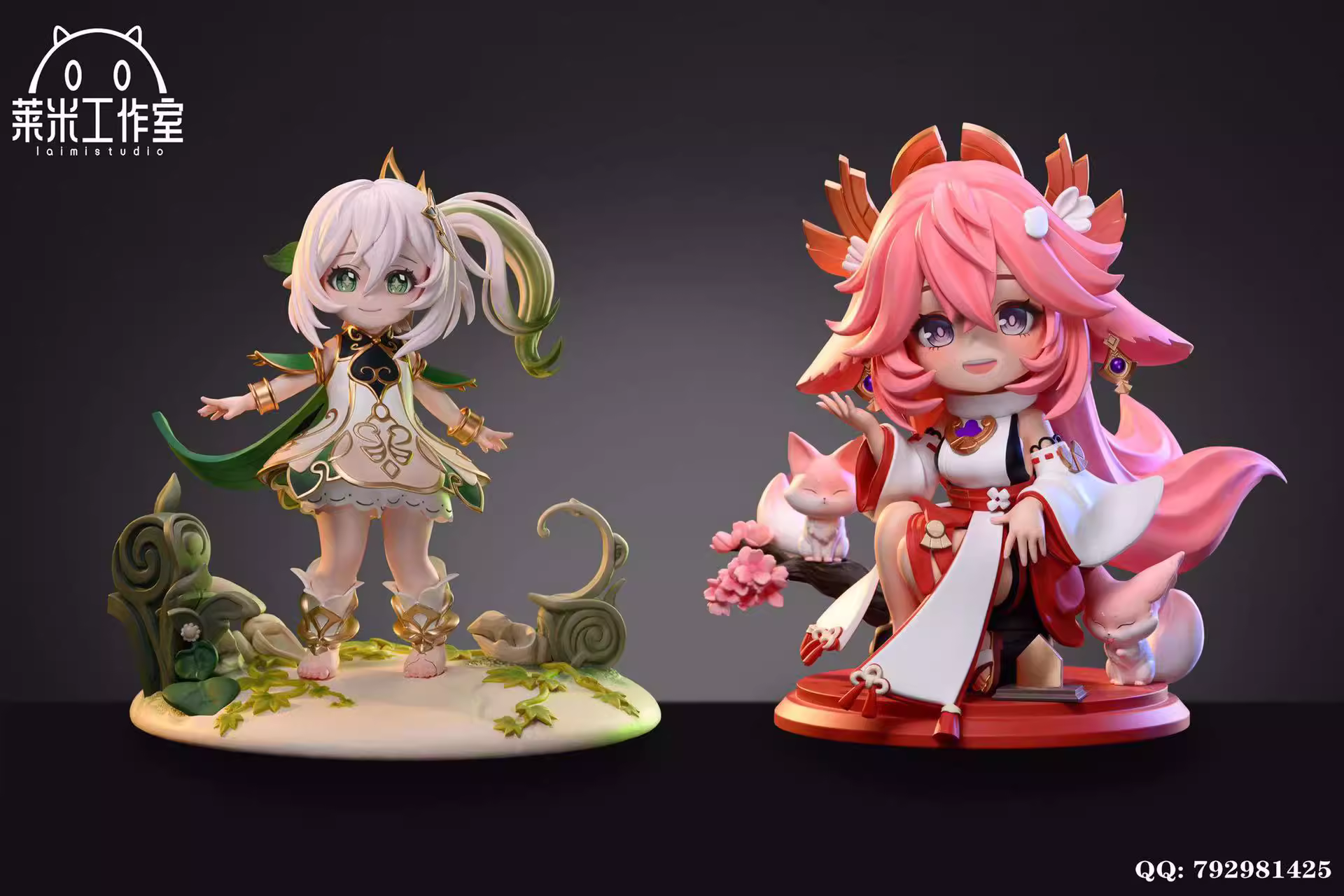 【Pre-sale closed】Q Version Nahida & Yae Miko-Genshin Impact-LaiMi Studio