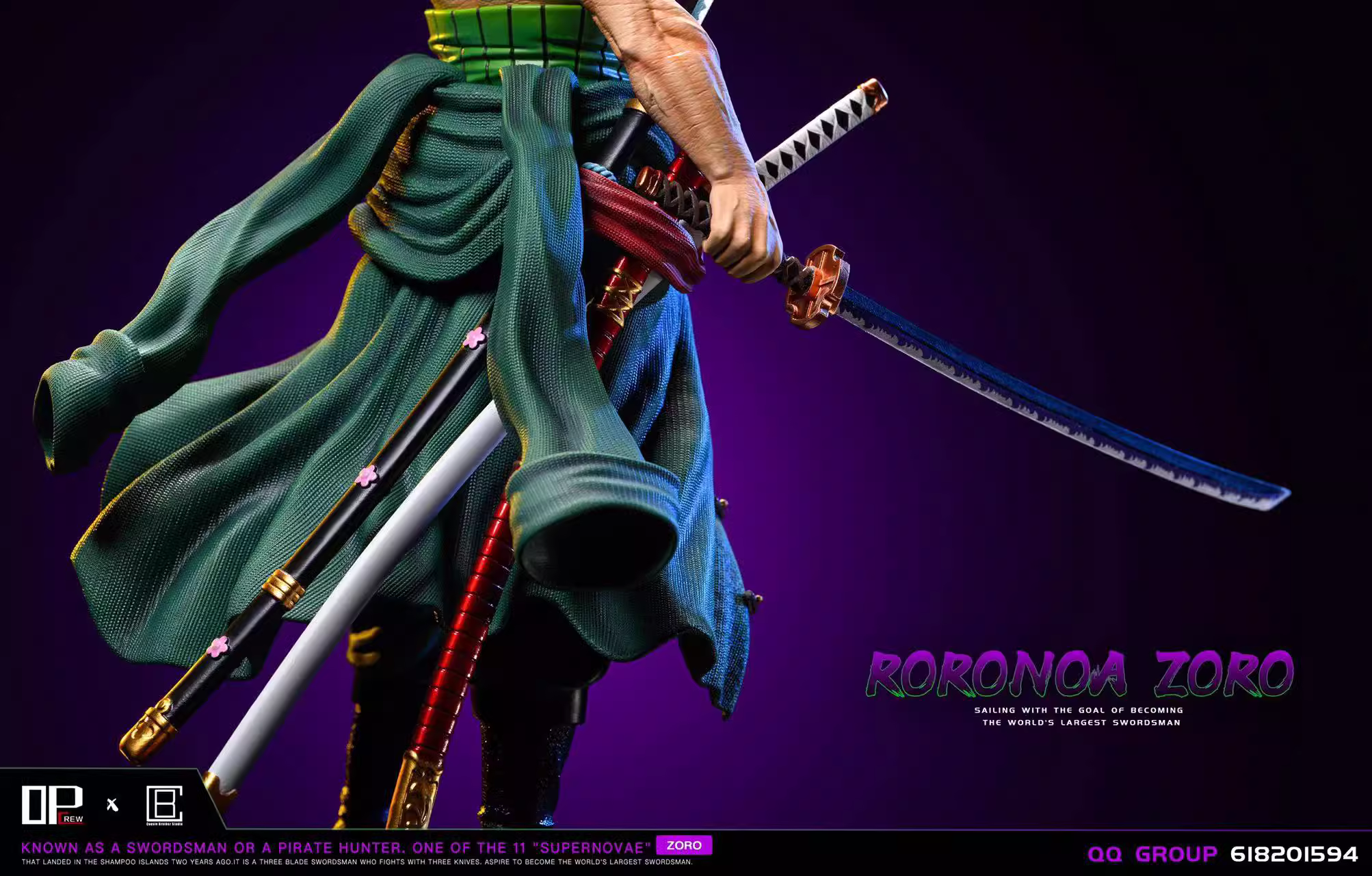 【Pre-sale】POP Max Zoro-One piece-OP-Crew & Cousin Brother Studios