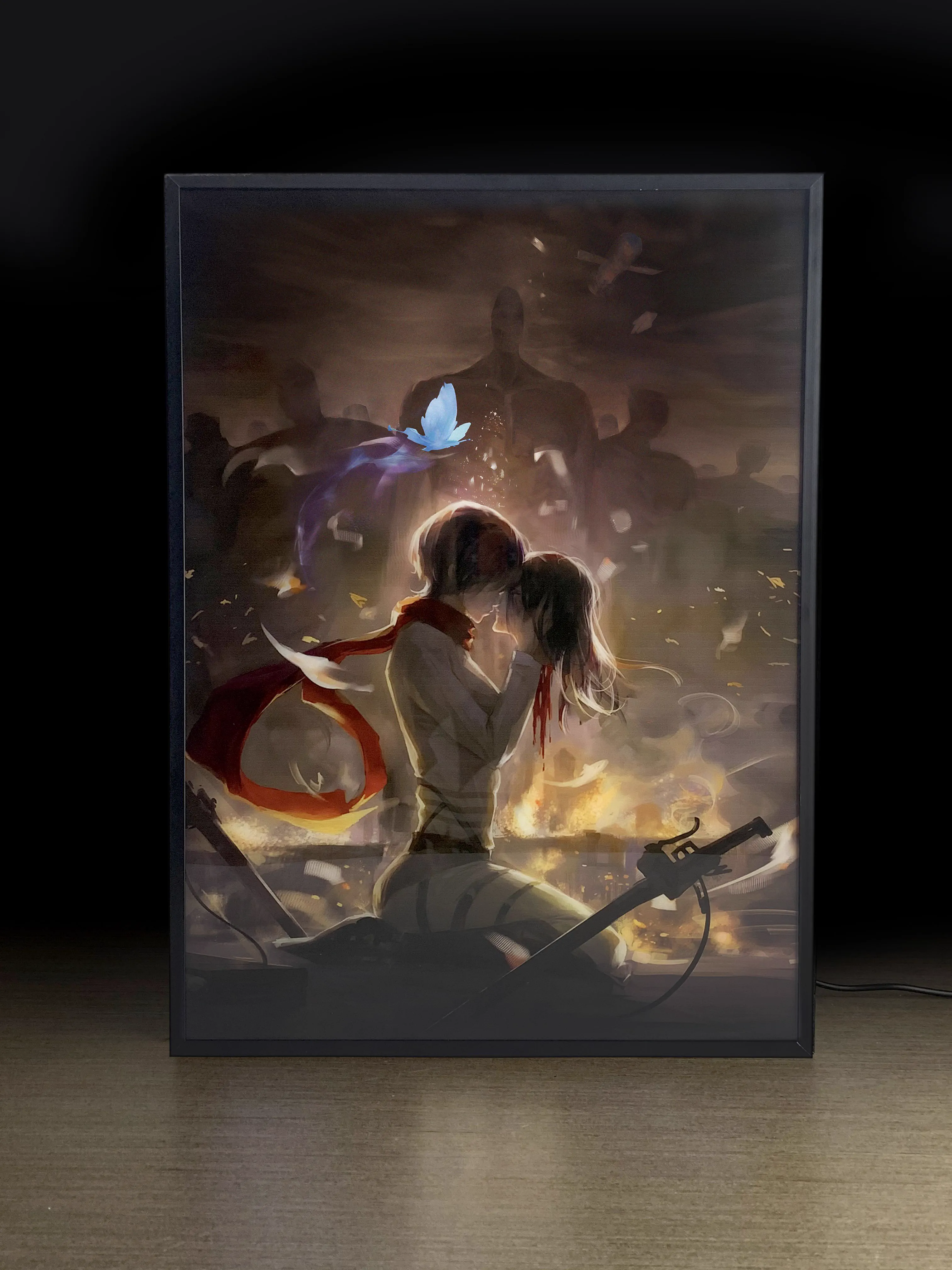 【In stock】Decorative Painting of Final Kiss-Attack on Titan-MOMO Studio