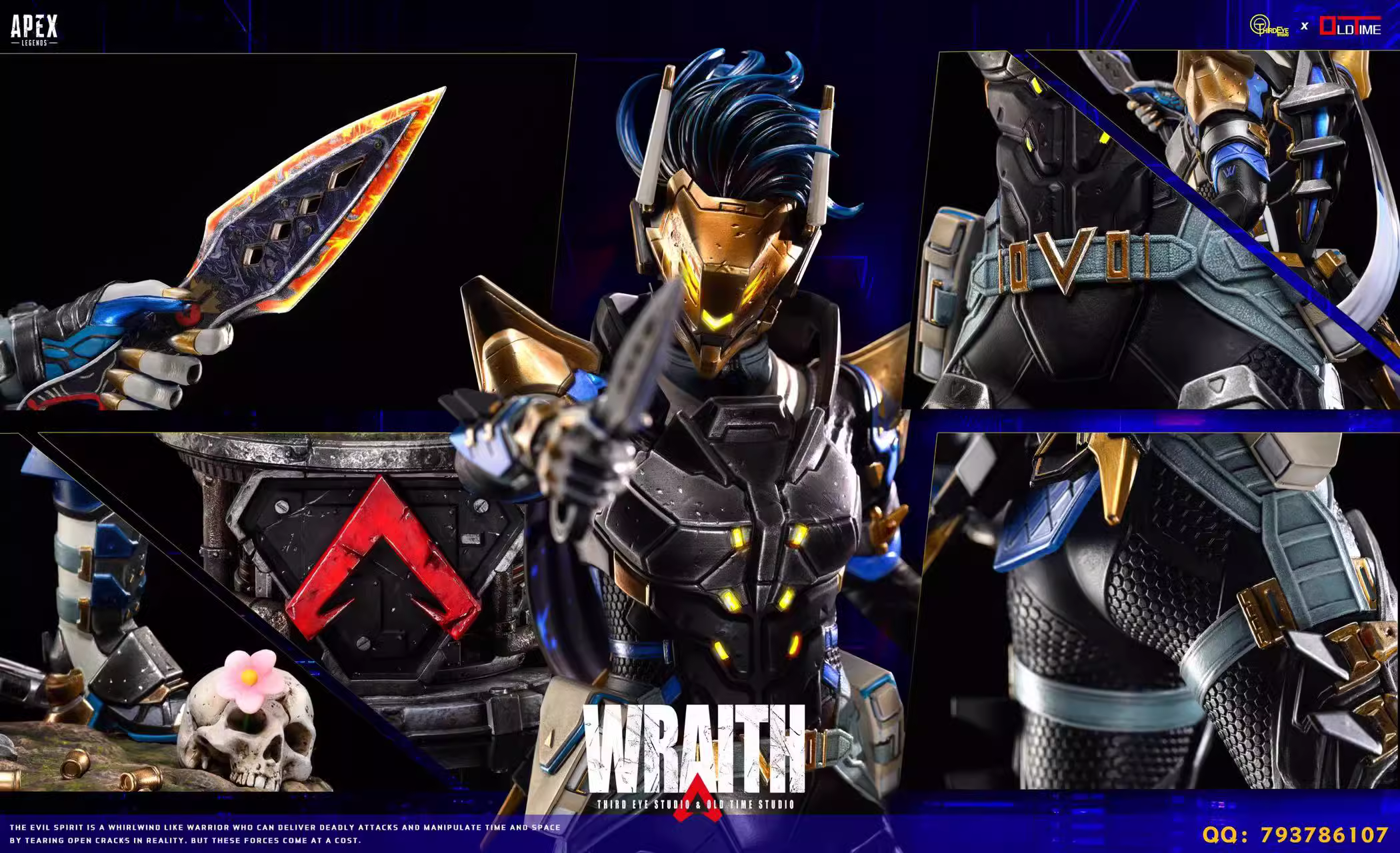【Pre-sale】1/4 Scale Wraith-Apex-Old Time studio X Third Eye studio