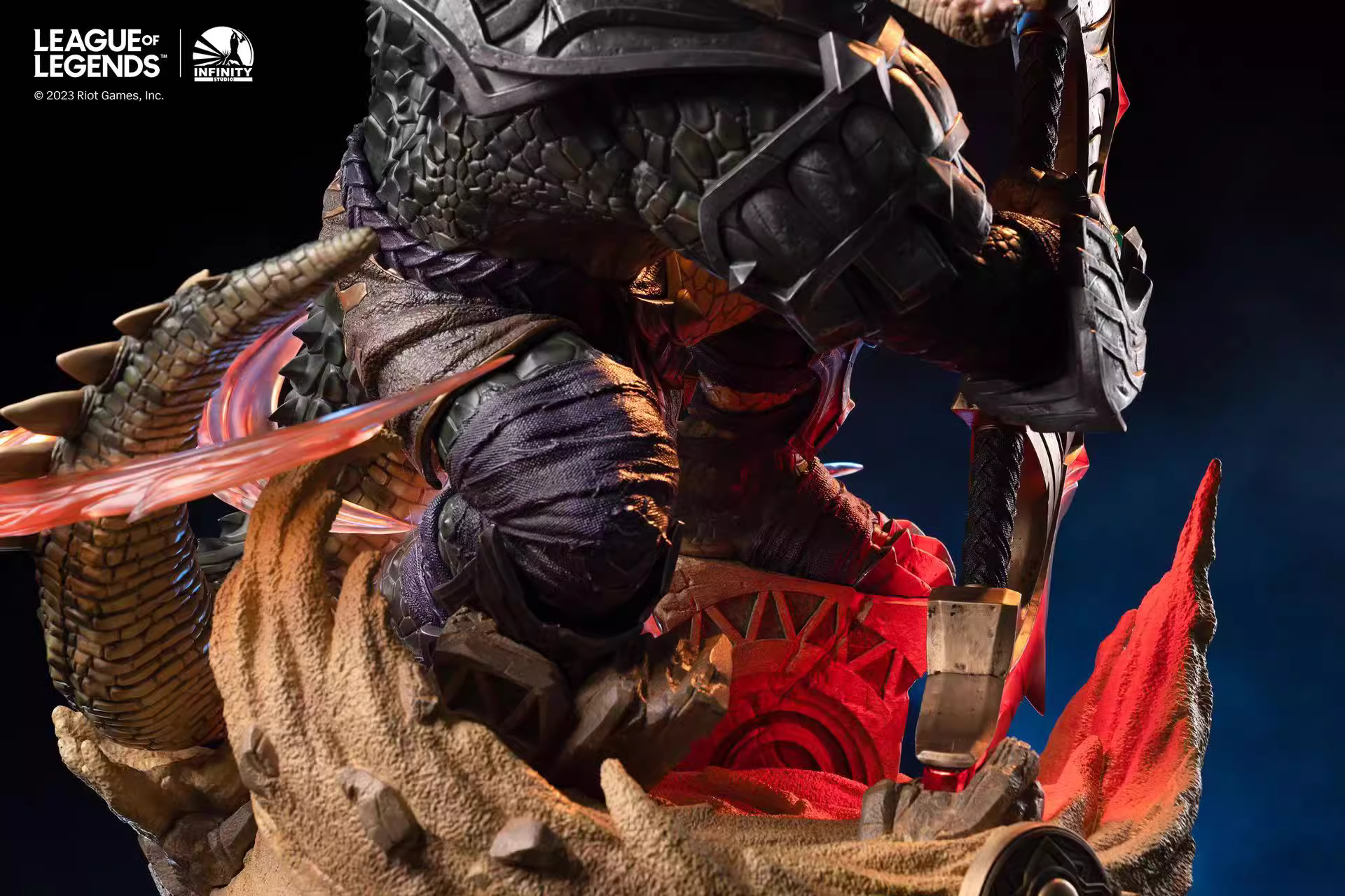 【Pre-sale】1/4 Scale The Butcher of the Sands Renekton-League of Legends-Infinity Studio