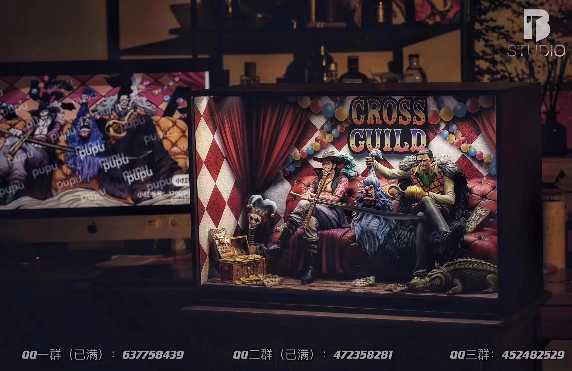 【Few left】POP & 1/6 Scale Dracule Mihawk, Buggy & Sir Crocodile-BT Studio