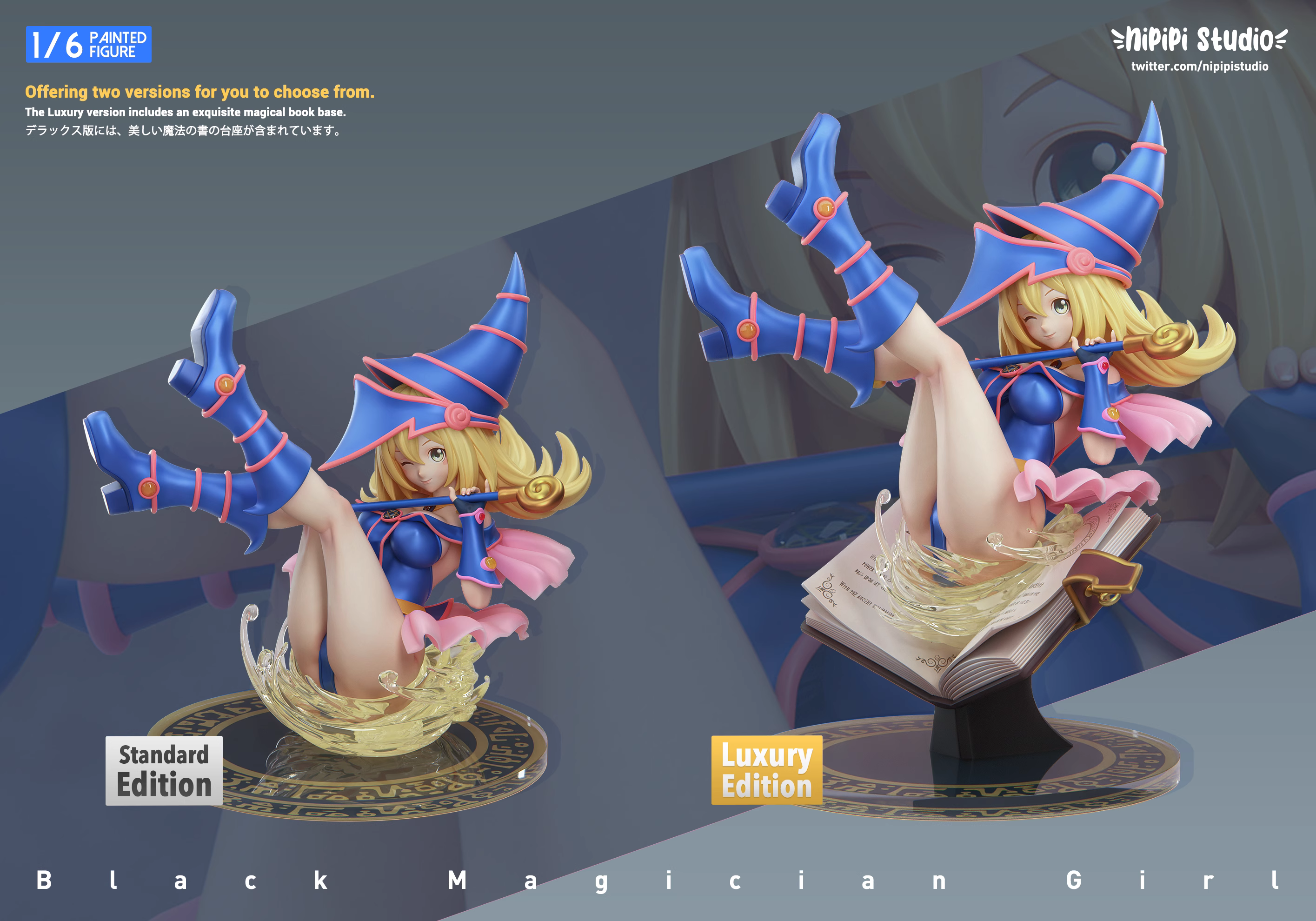 【Pre-sale closed】1/6 Scale Black Magician Girl-Duel Monster-NiPiPi Studio
