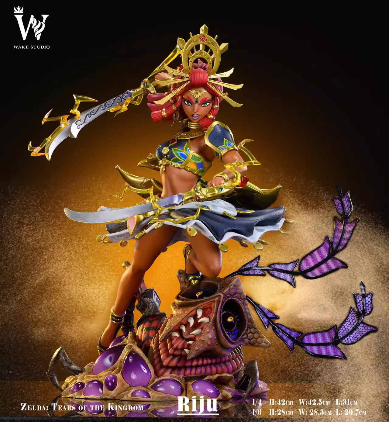 【Pre-sale closed】1/4 & 1/6 Scale Riju-The legend of Zelda-Wake Studio