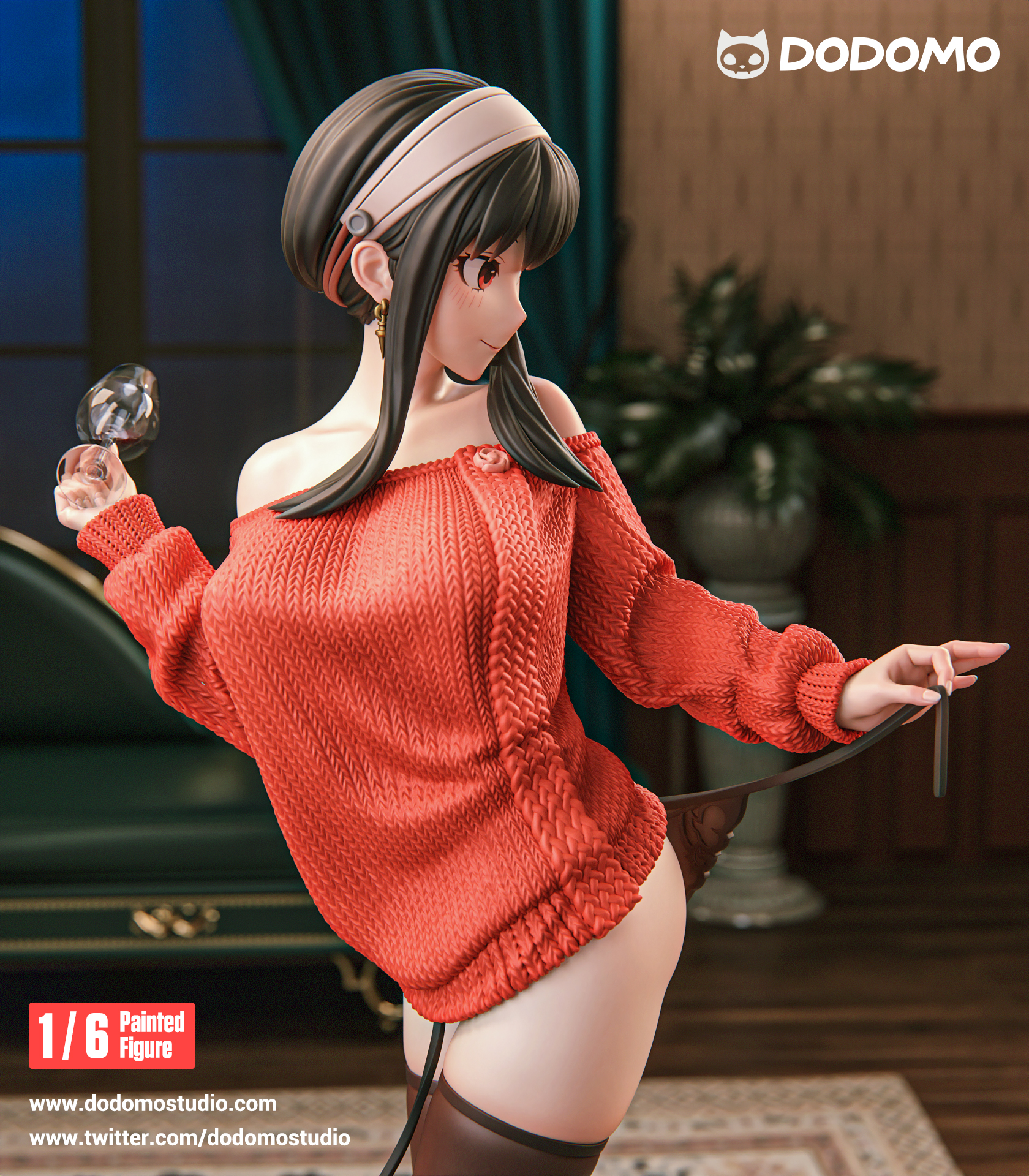 【Sold out】1/6 Scale Yor Forger Red Sweater-Dodomo Studio