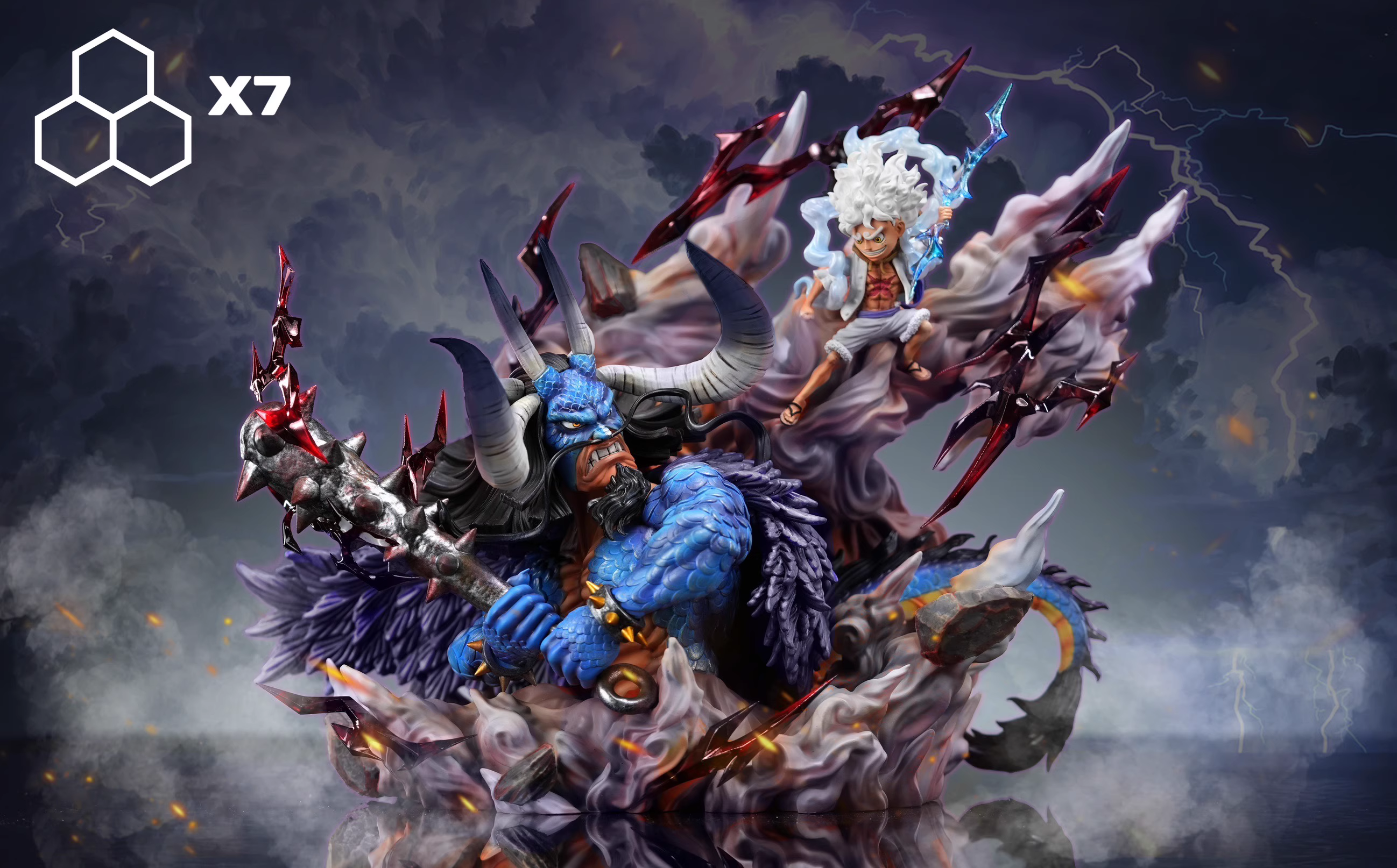 【Pre-sale】Nika Luffy VS Kaidou-X7 Studio