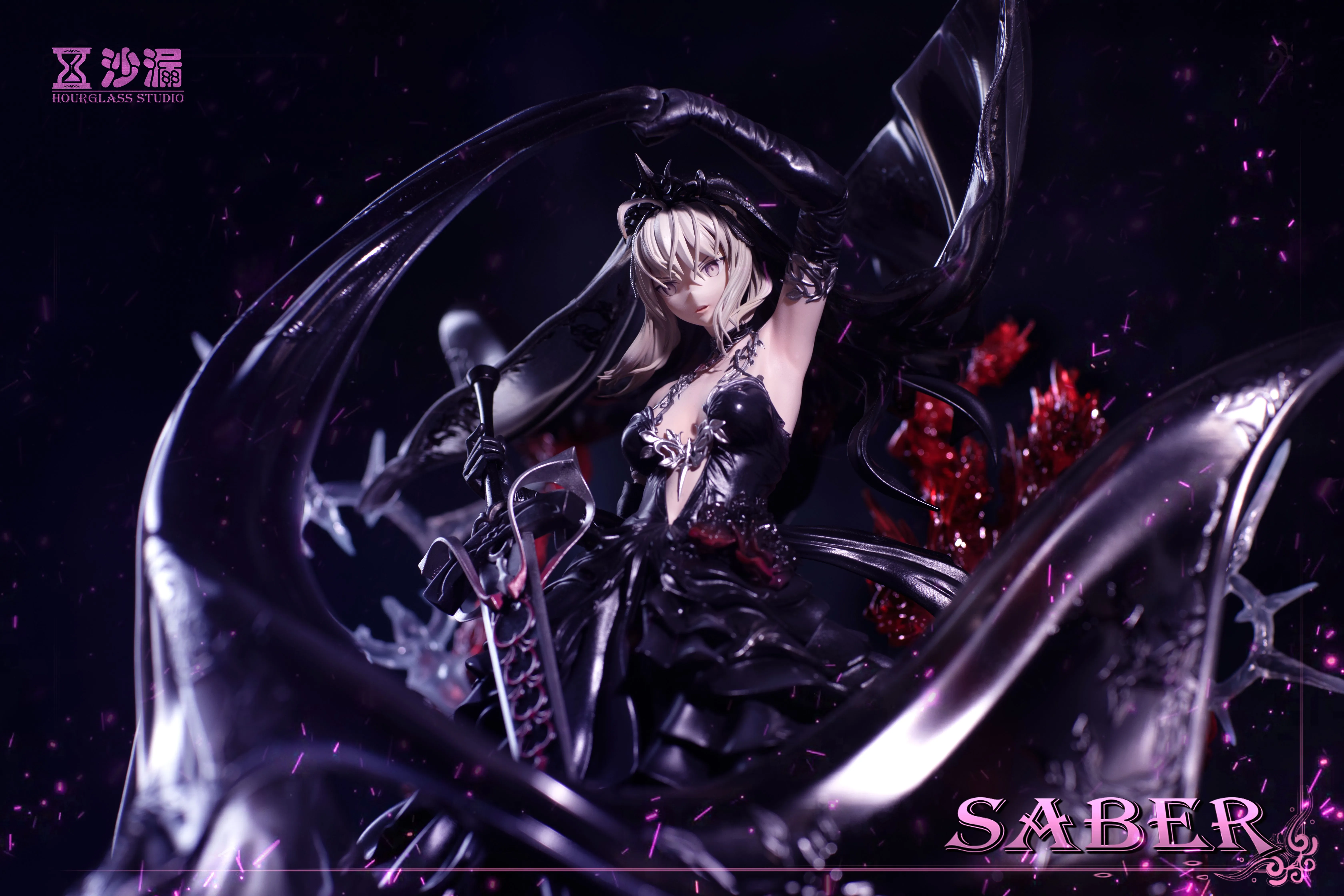 【Last one】Black Wedding Dress Saber-Fate/stay night-HourGlass Studio