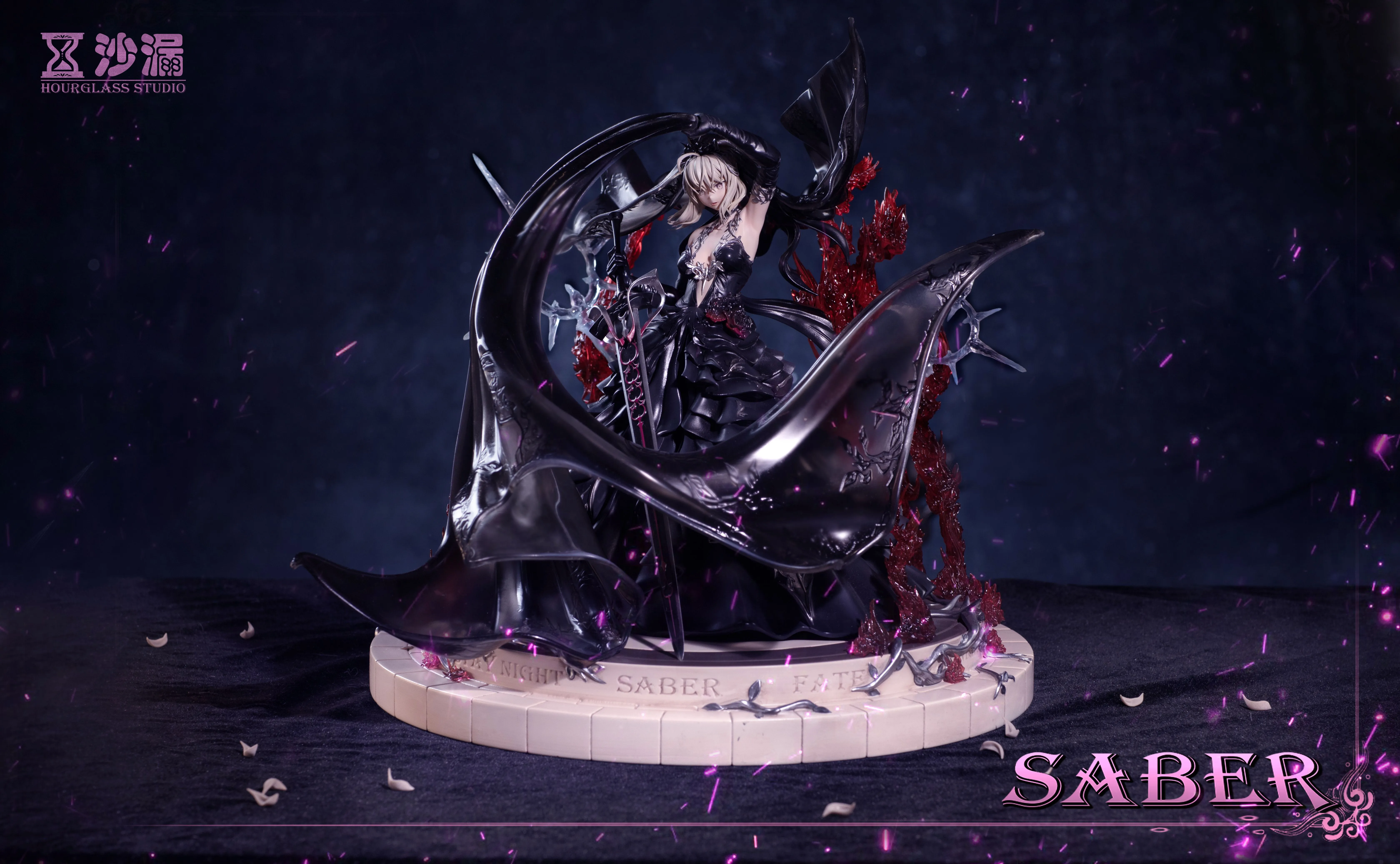 【Last one】Black Wedding Dress Saber-Fate/stay night-HourGlass Studio