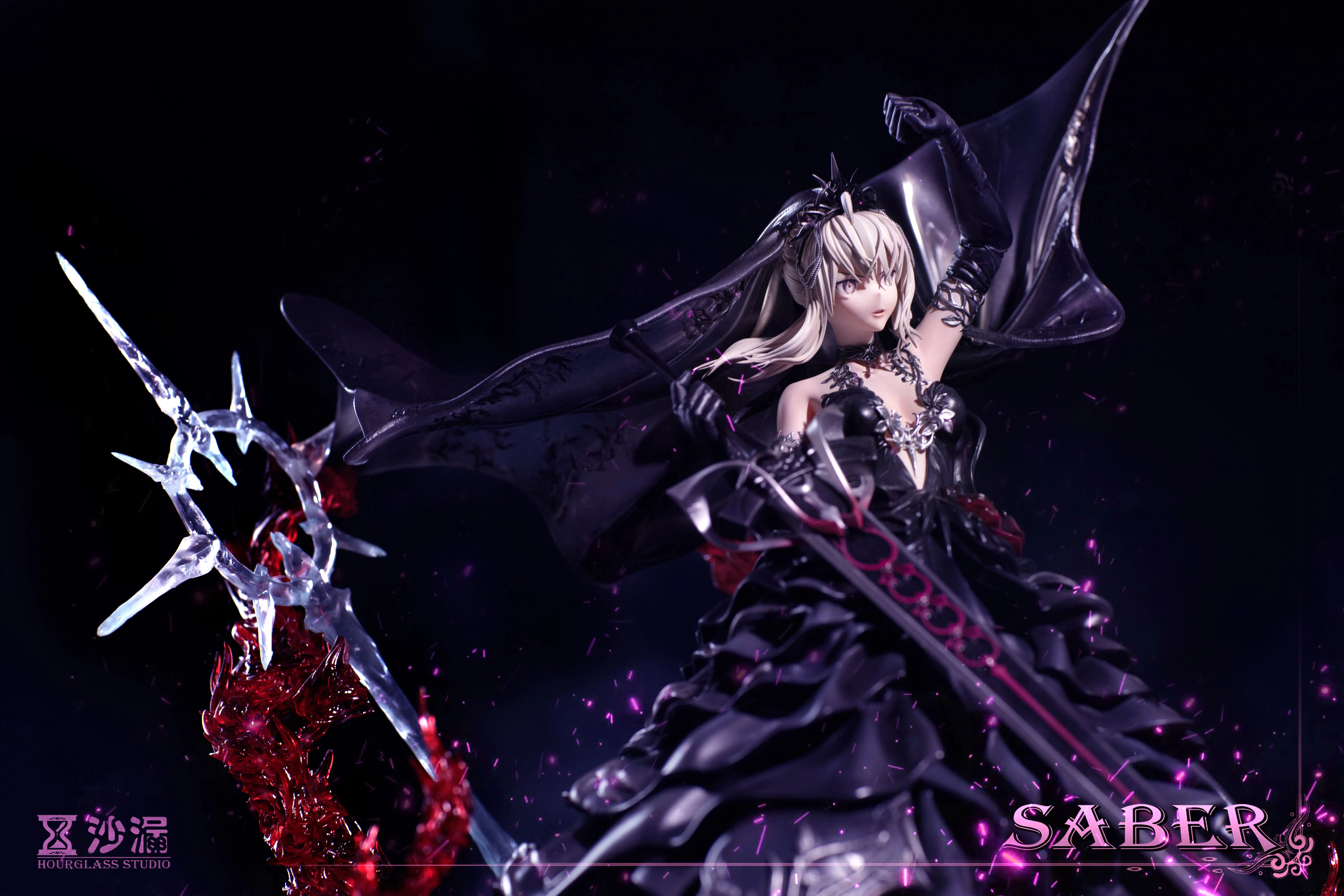 【Last one】Black Wedding Dress Saber-Fate/stay night-HourGlass Studio