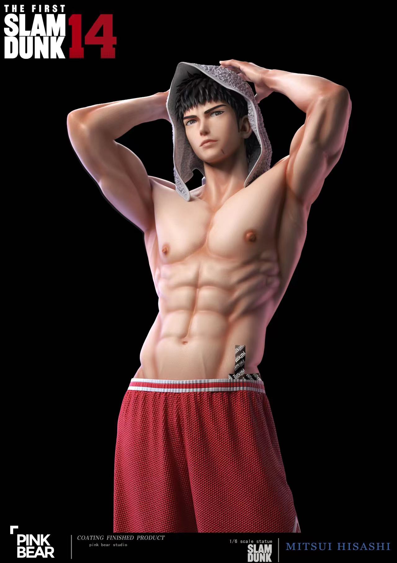 【Sold out】1/6 Scale Mitsui Hisashi-Slam Dunk-Pink Bear Studio