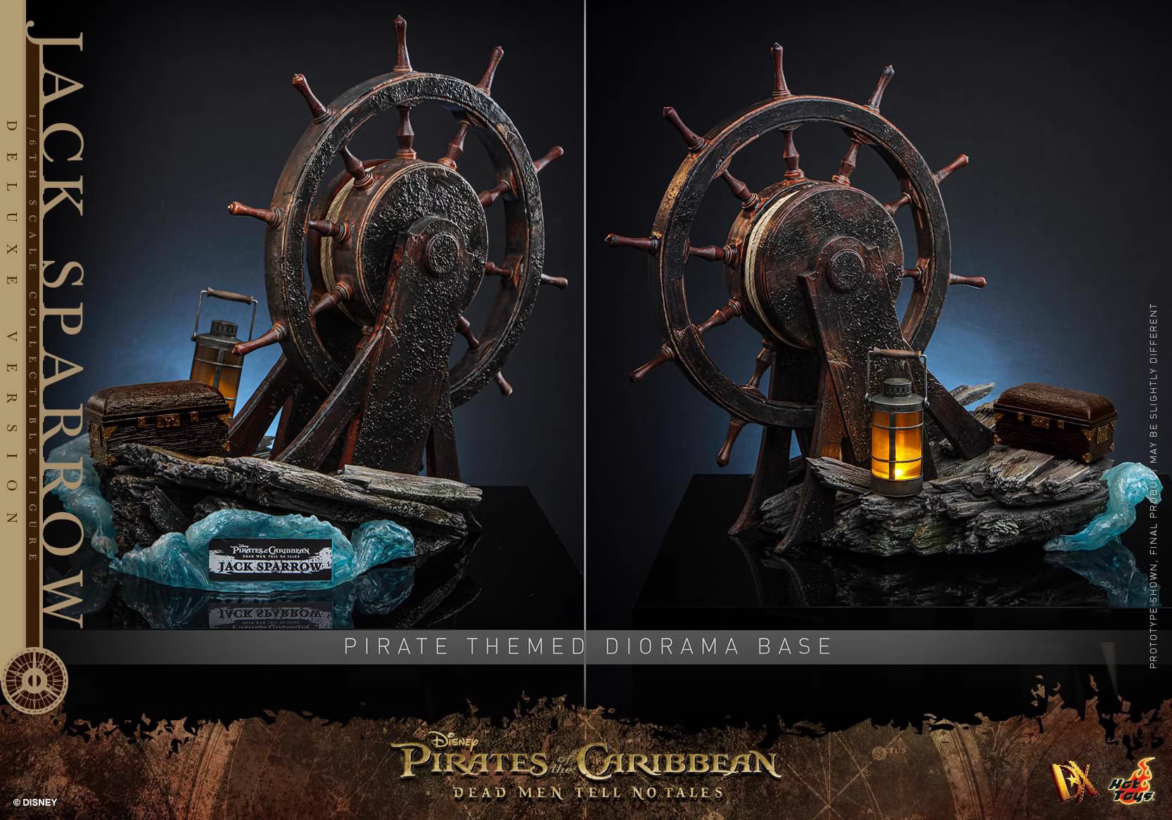 【Sold out】1/6 Scale DX38 Jack Sparrow-Pirates of the Caribbean-HotToys Studio