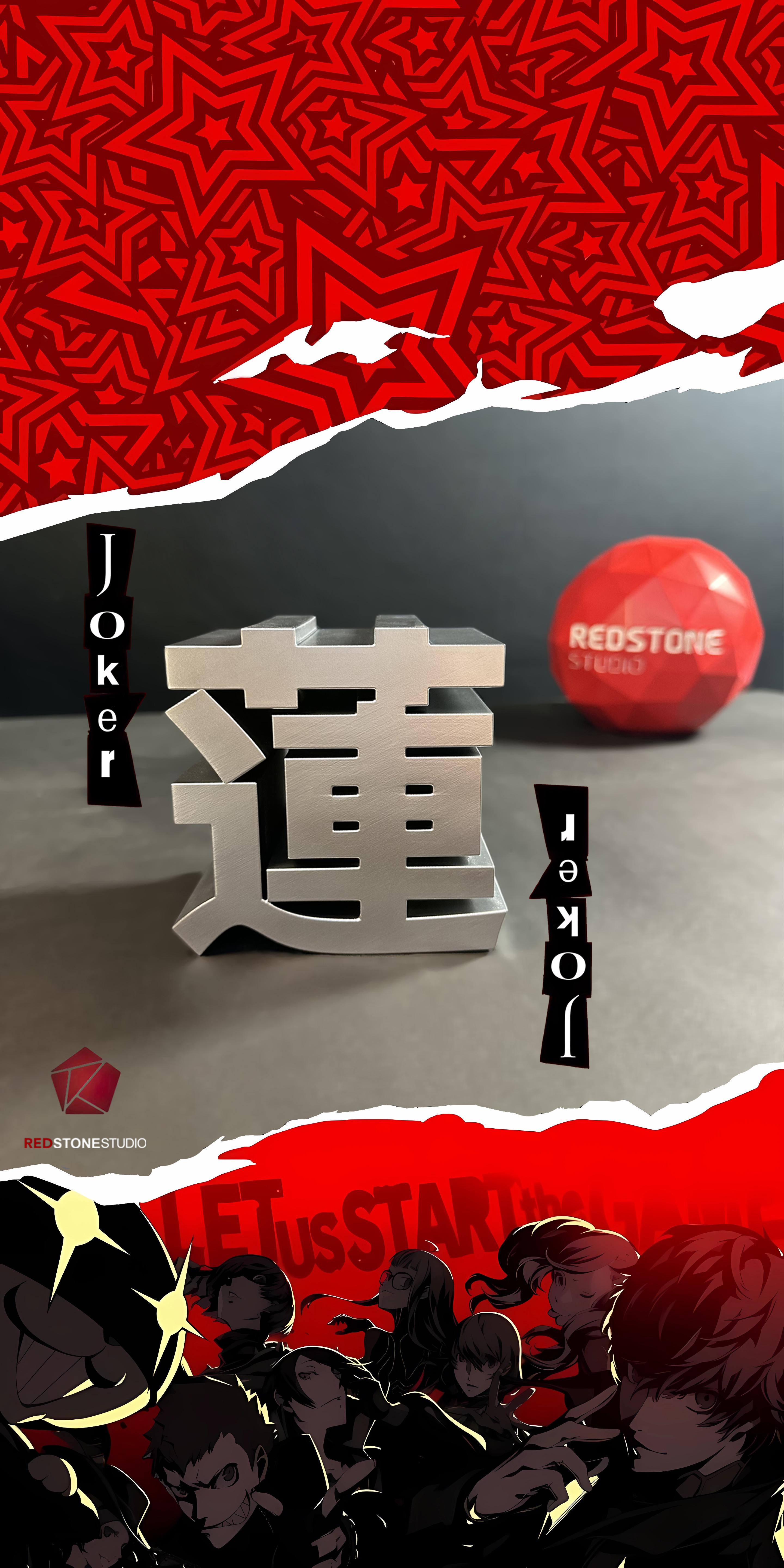 【Sold out】1/6 Scale JOKER-Persona 5-Red Stone Studio