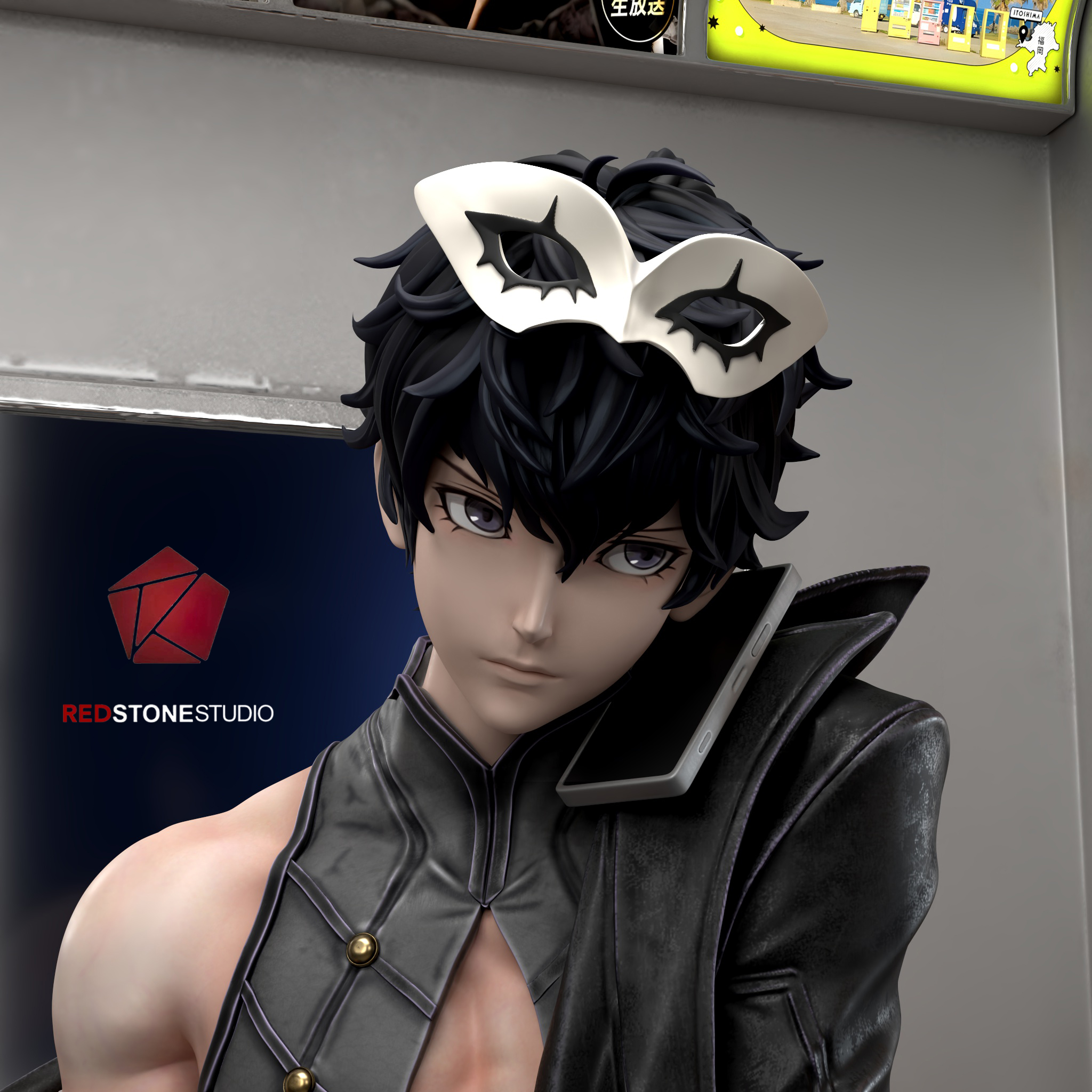 【Sold out】1/6 Scale JOKER-Persona 5-Red Stone Studio