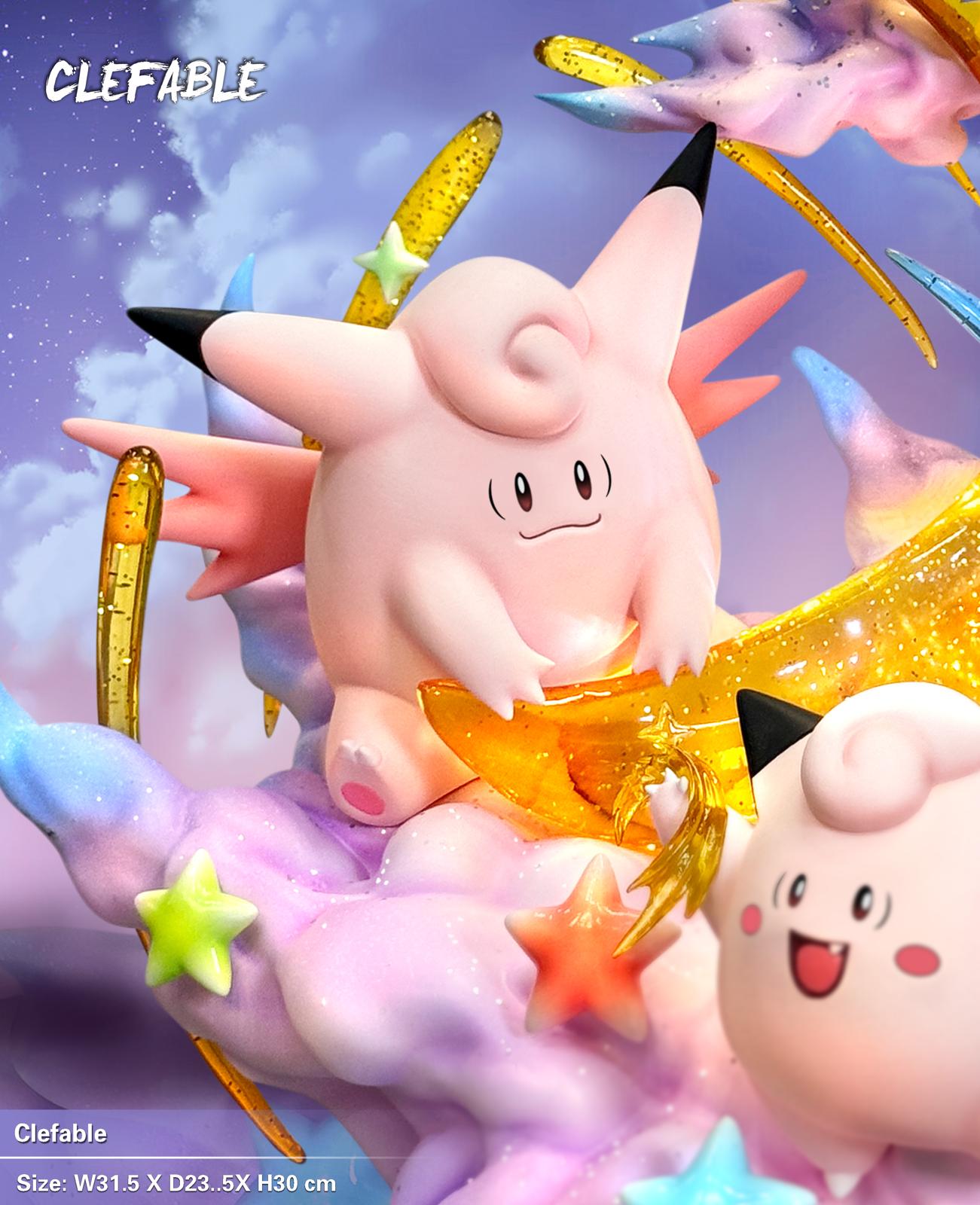 【Sold out】Evolution of Clefable Family with LED-Pokemon-EGGS Studio