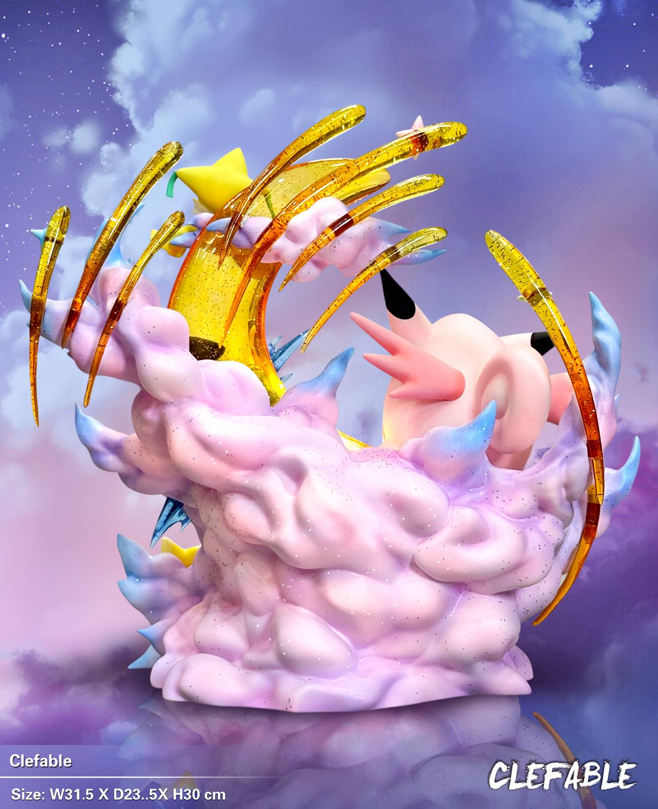 【Sold out】Evolution of Clefable Family with LED-Pokemon-EGGS Studio