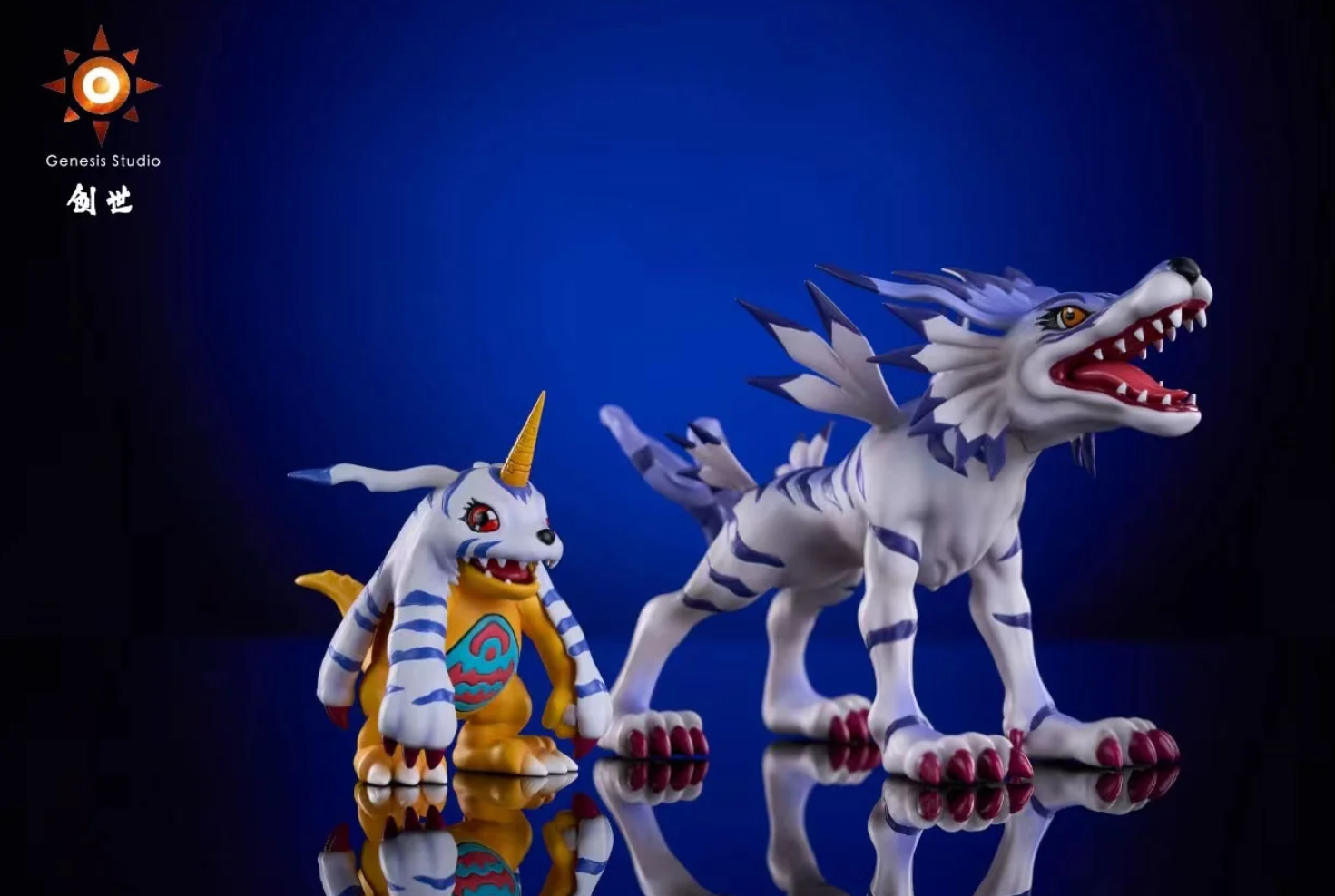 【Pre-sale】Gabumon & Garurumon-Digimon-Genesis Studio