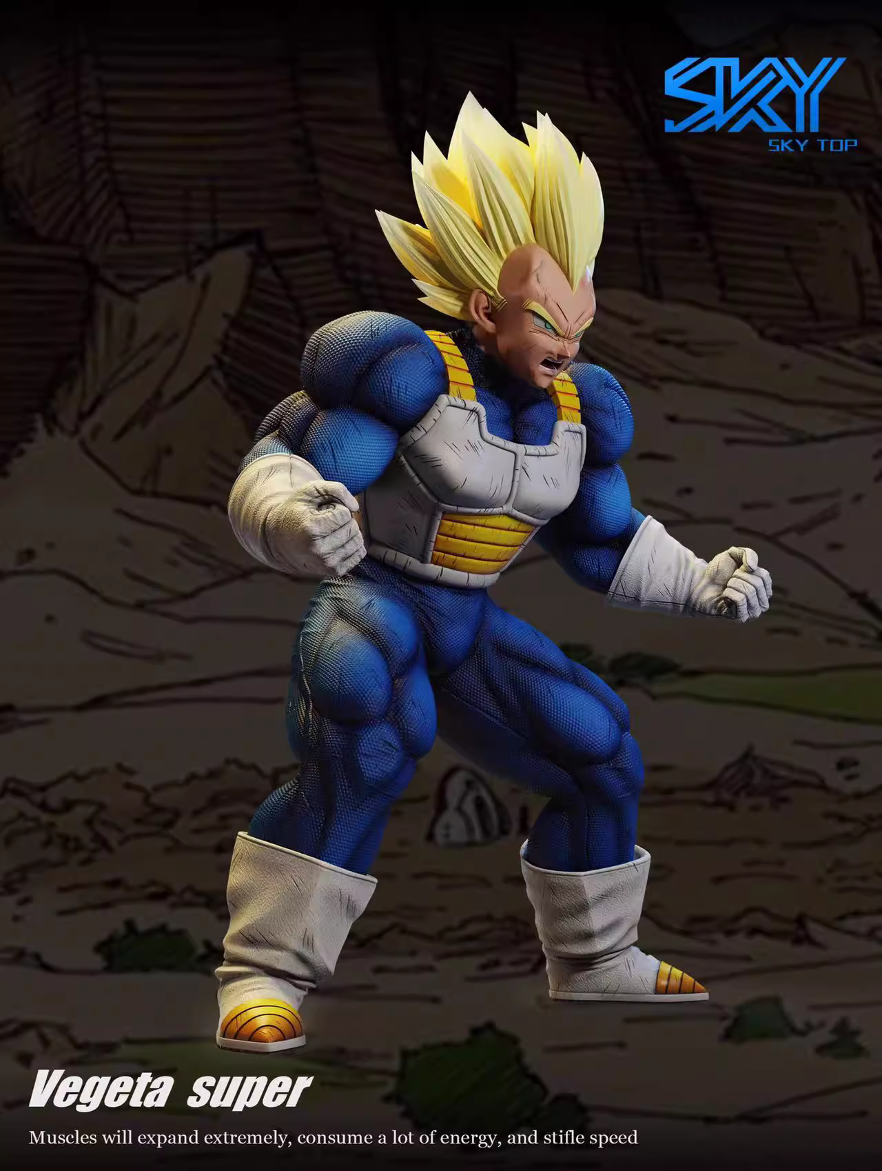 【Pre-sale】Muscle Vegeta-Sky Top Studio