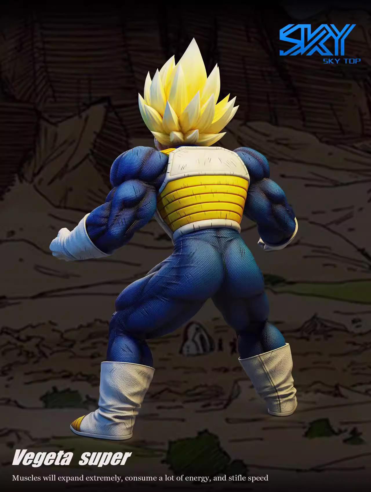 【Pre-sale】Muscle Vegeta-Sky Top Studio