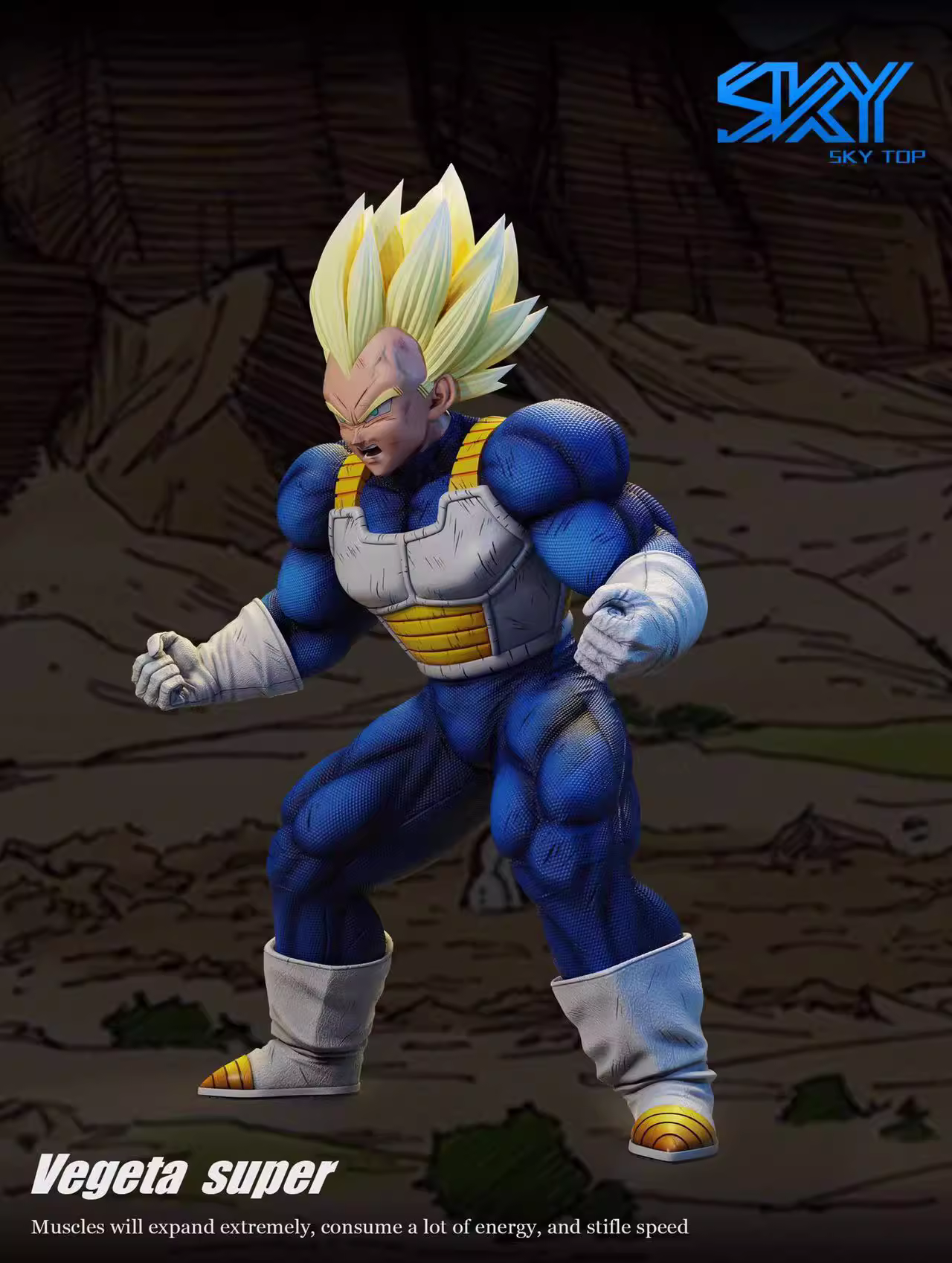 【Pre-sale】Muscle Vegeta-Sky Top Studio