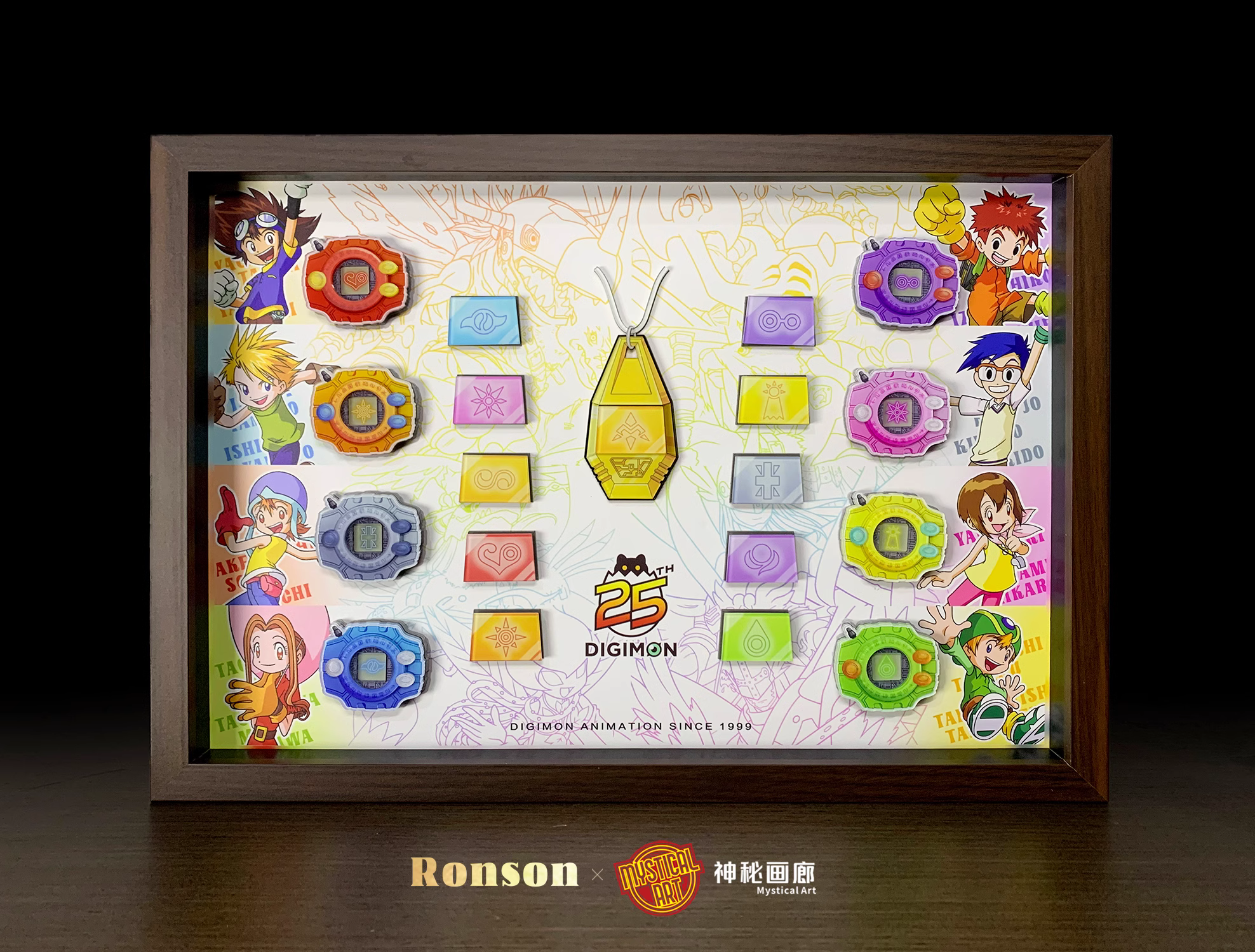 【In stock】Decorative Painting of 25th Anniversary of Digimon-Mystical Art Studio