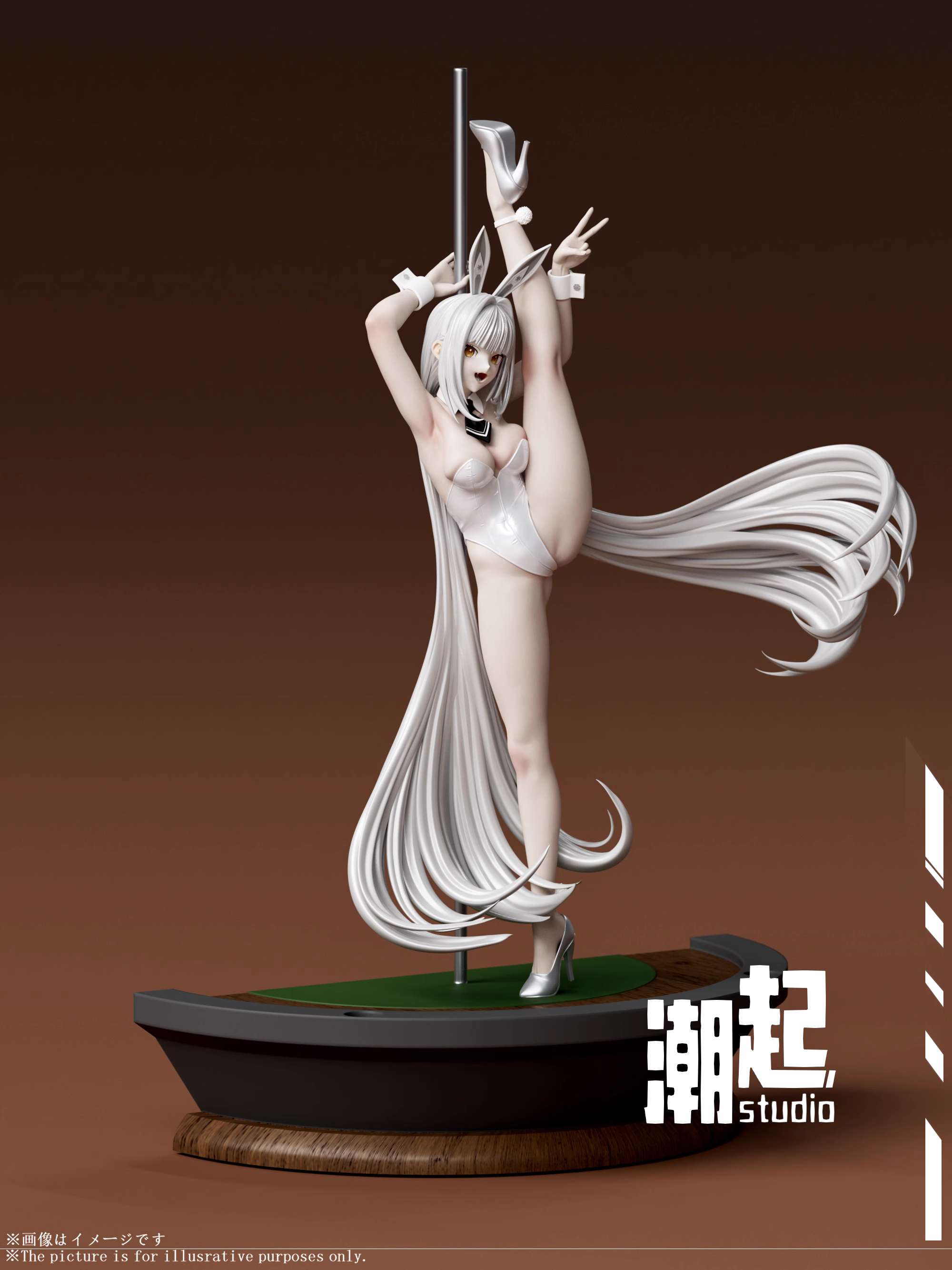 【Sold out】1/6 Scale Black & White Bunny Girl-Other Series-ChaoQi Studio