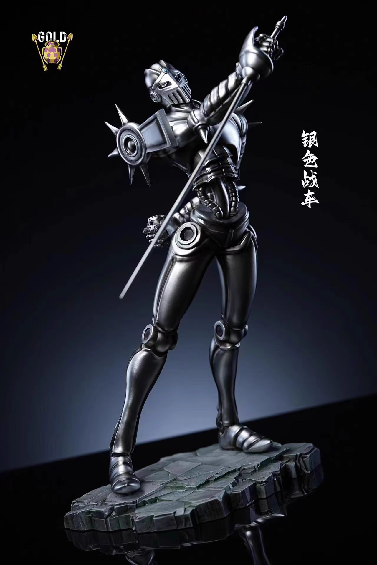 【Pre-sale】1/6 Scale Jan Pierre Polnareff & Silver Chariot-JoJo's Bizarre Adventure-GOLD Studio