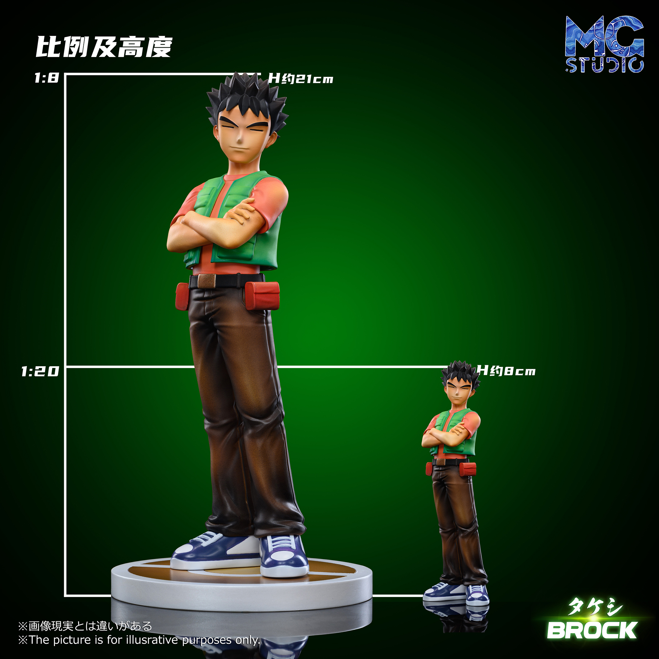 【Pre-sale】1/8 & 1/20 Scaleworld Misty & Brock-Pokemon-MG Studio
