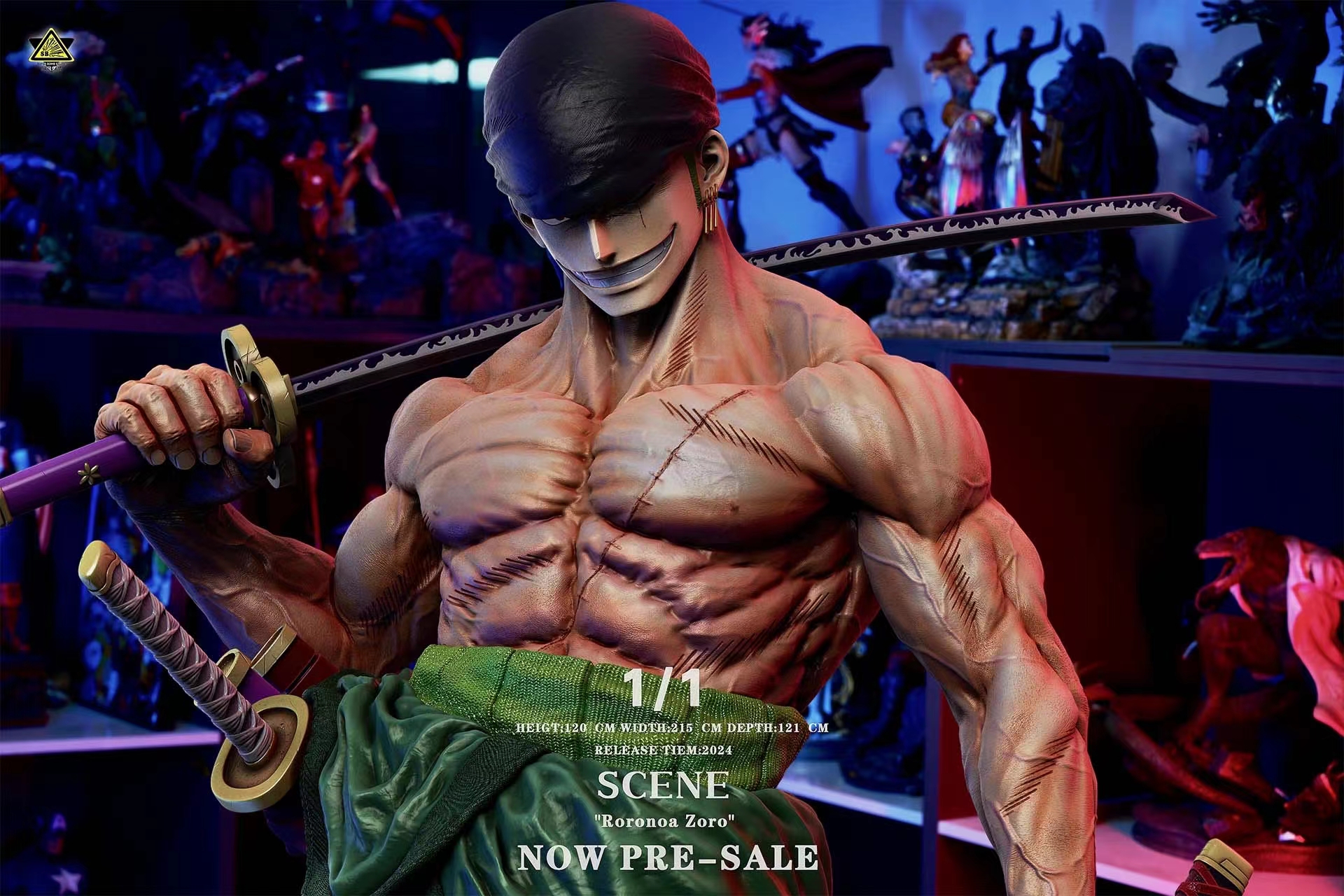 【Sold out】1/1 Scale Zoro-SuperBomb Studio