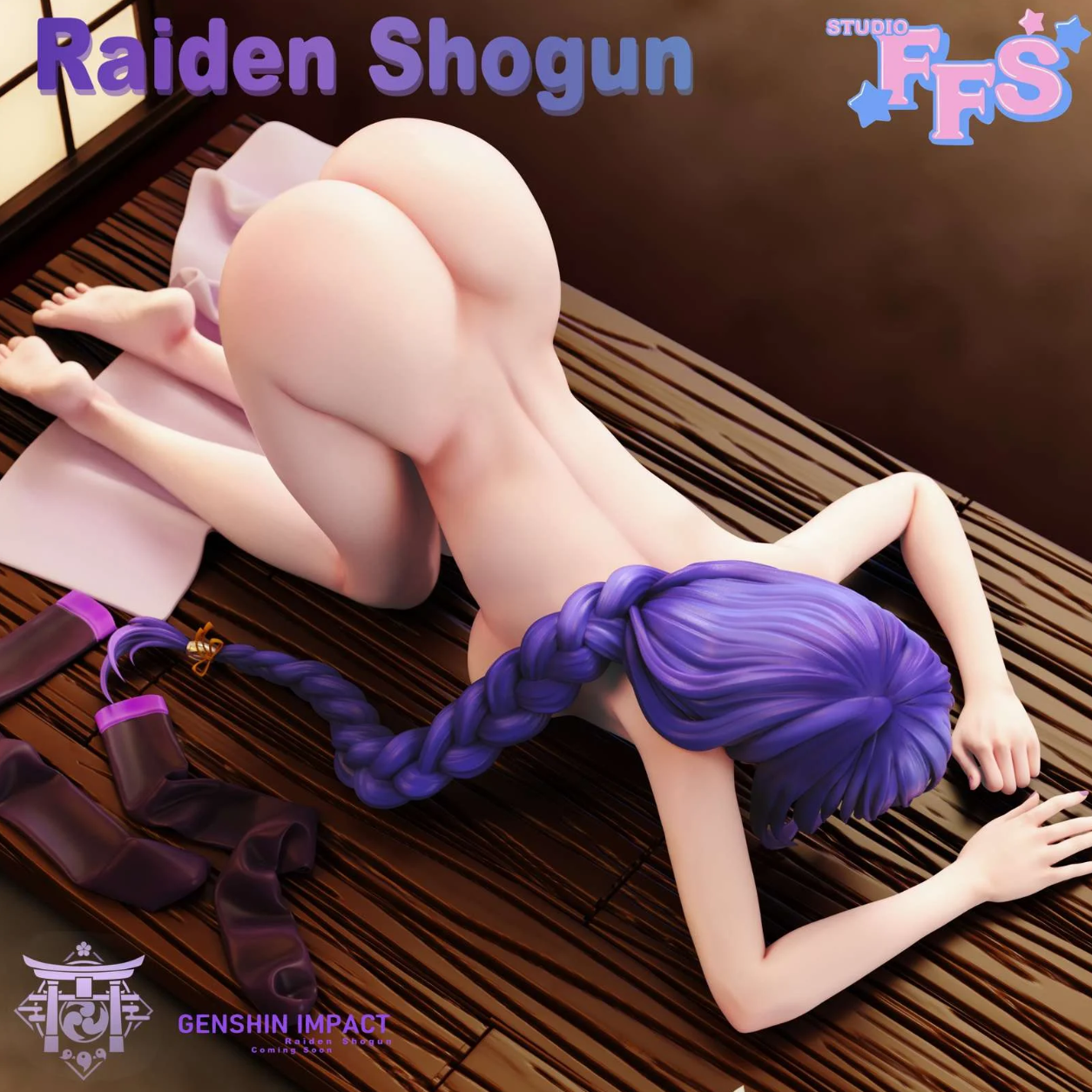 【Sold out】1/6 Scale Determination & Defeat Series Raiden Shogun-Genshin Impact-FFS Studio