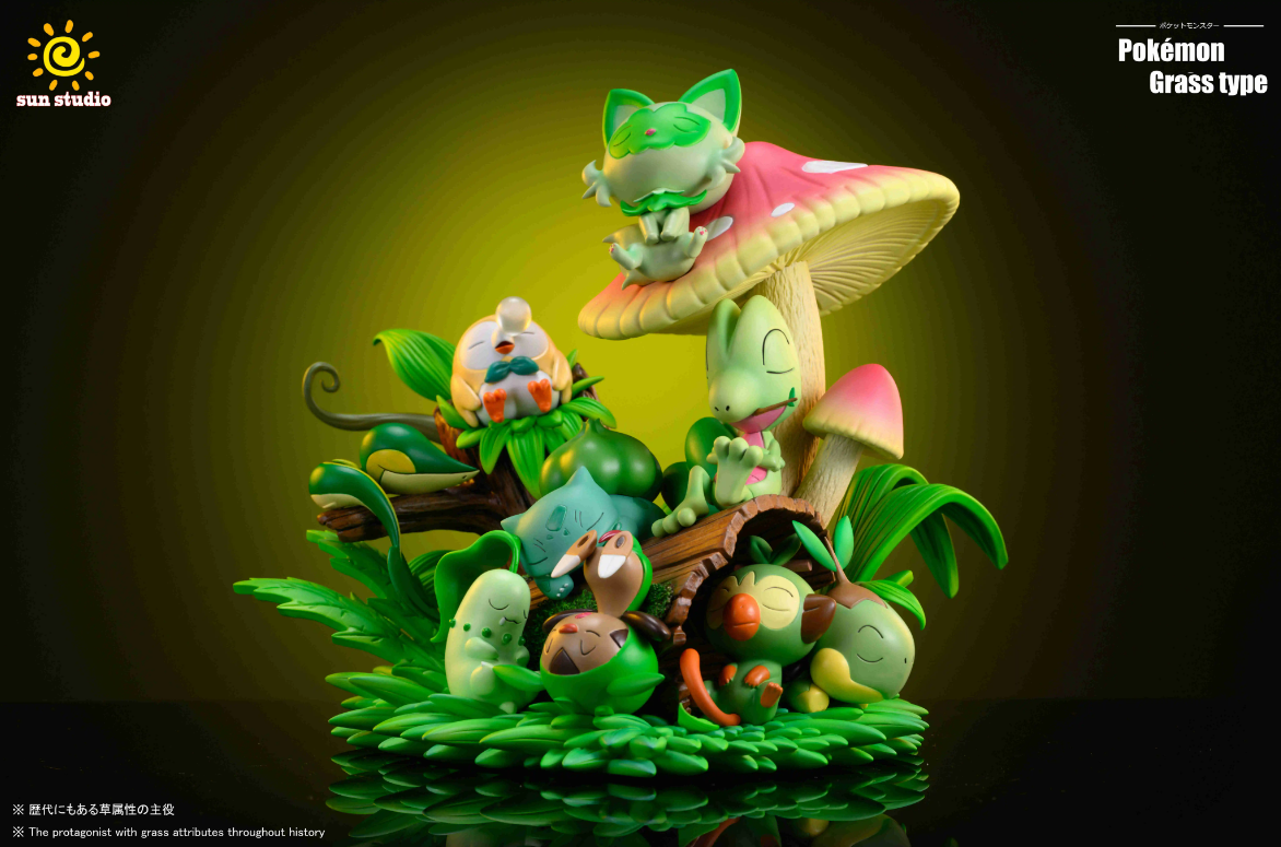 【Pre-sale】Bulbasaur & Chikorita-Pokemon-SUN Studio