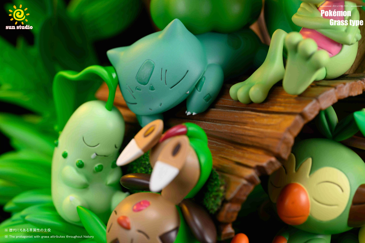 【Pre-sale】Bulbasaur & Chikorita-Pokemon-SUN Studio