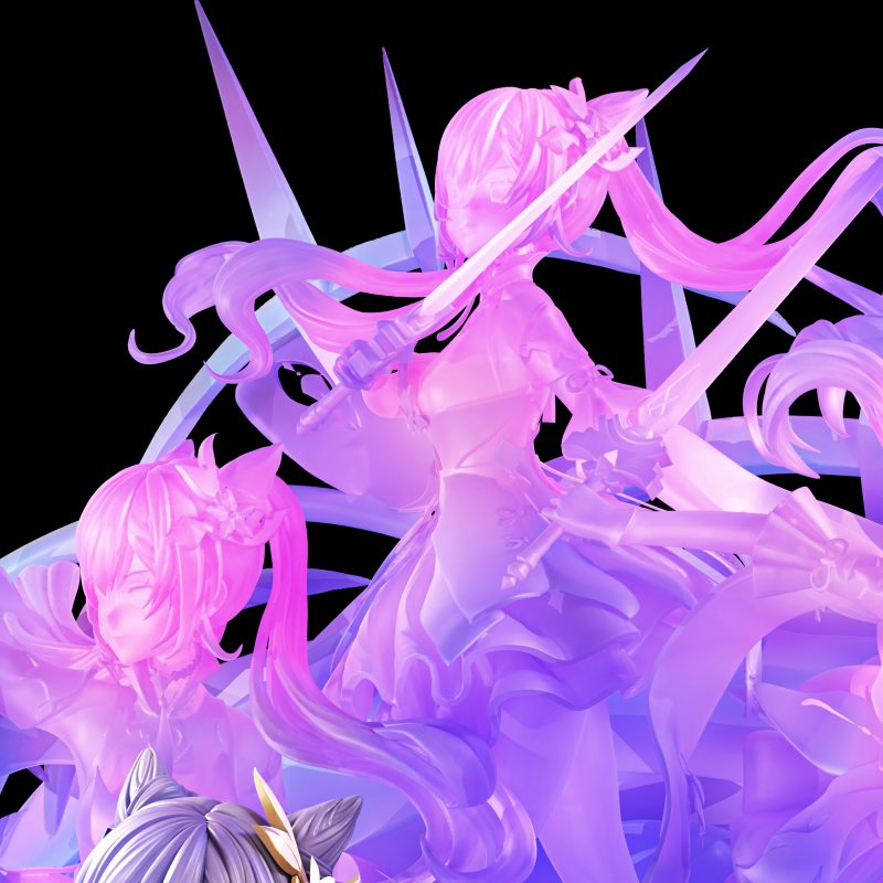 【Sold out】1/6 Scale A Version KeQing-Genshin Impact-LouLan studio