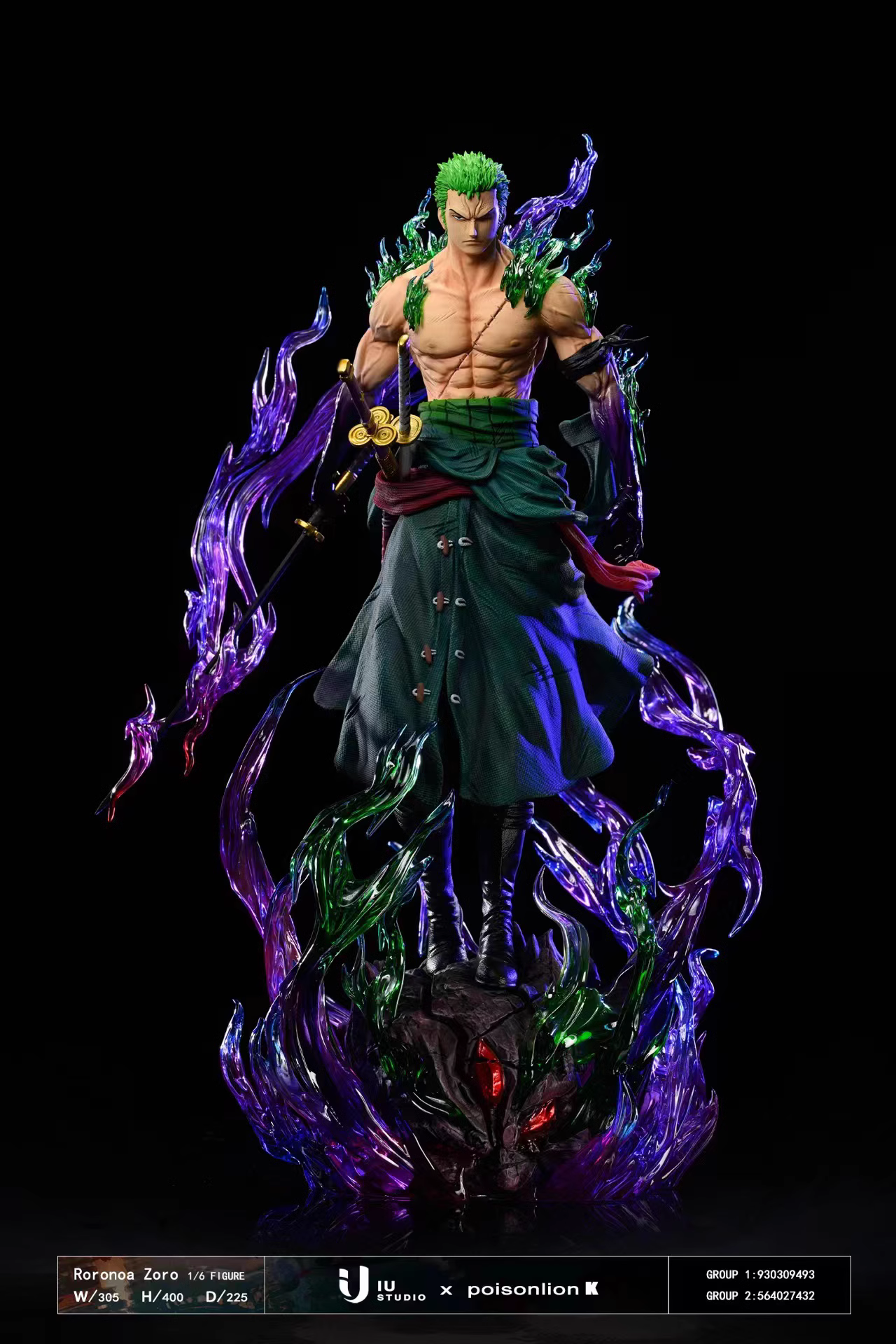 【Last one】1/6 Scale Battle Time Roronoa Zoro-IU Studio