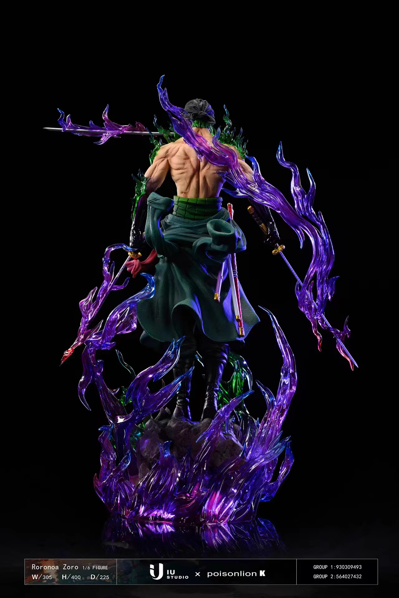 【Last one】1/6 Scale Battle Time Roronoa Zoro-IU Studio