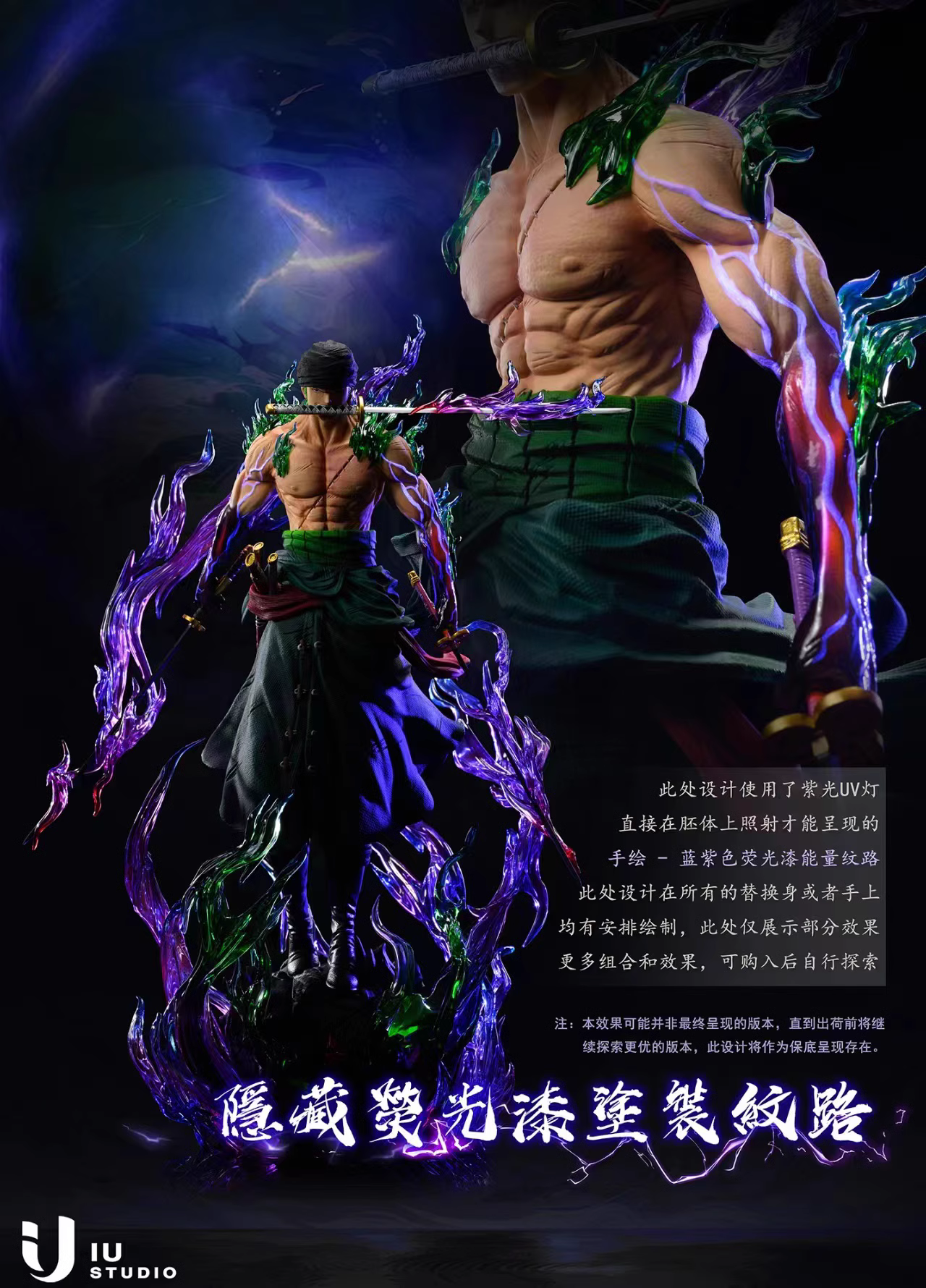【Last one】1/6 Scale Battle Time Roronoa Zoro-IU Studio