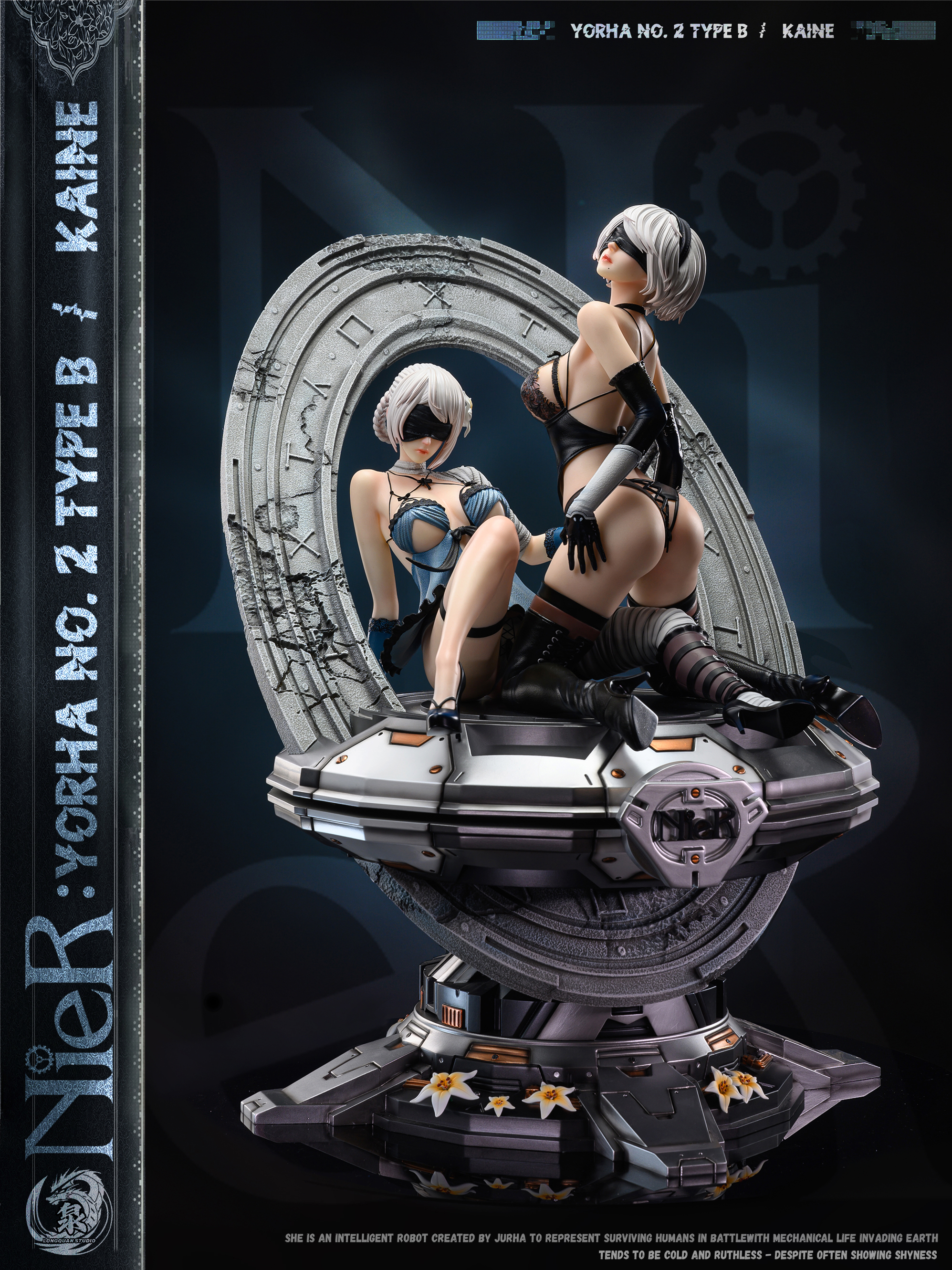 【Pre-sale closed】1/4 Scale 2B & Kaine-NieR:Automata-LongQuan studio