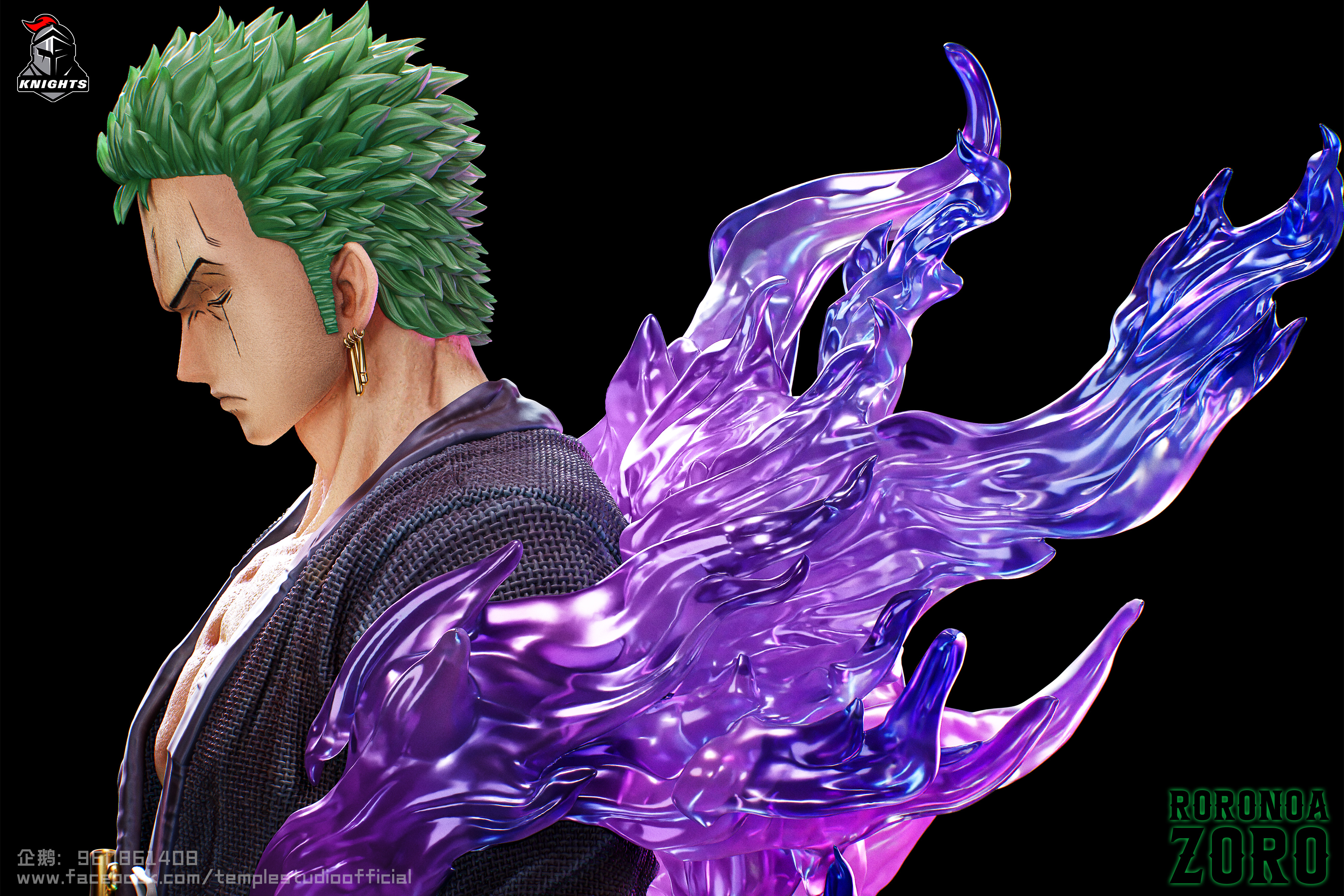 【Pre-sale closed】1/2, 1/4 & 1/6 Scale NO: 05 Roronoa Zoro-Temple Studio