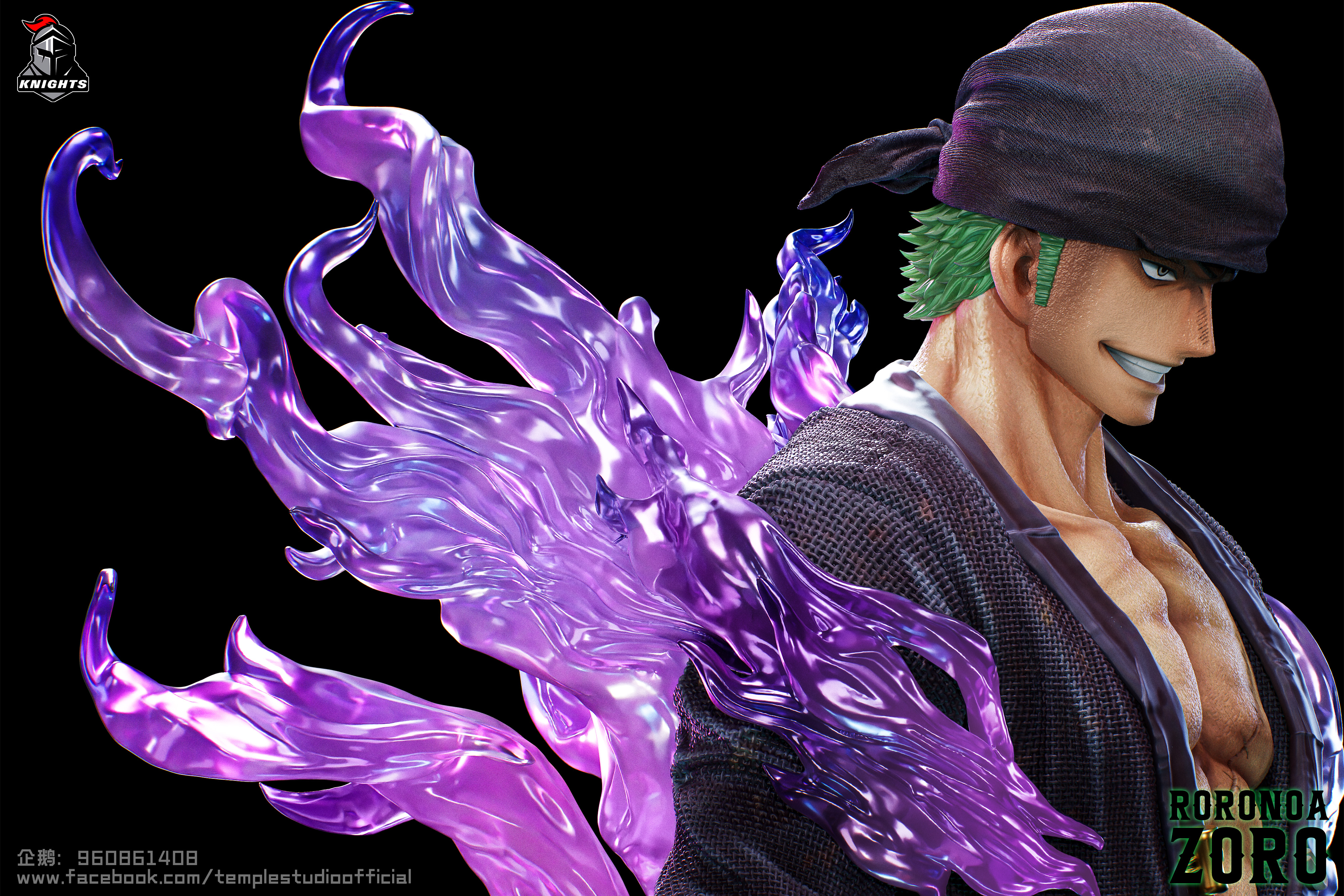 【Pre-sale closed】1/2, 1/4 & 1/6 Scale NO: 05 Roronoa Zoro-Temple Studio