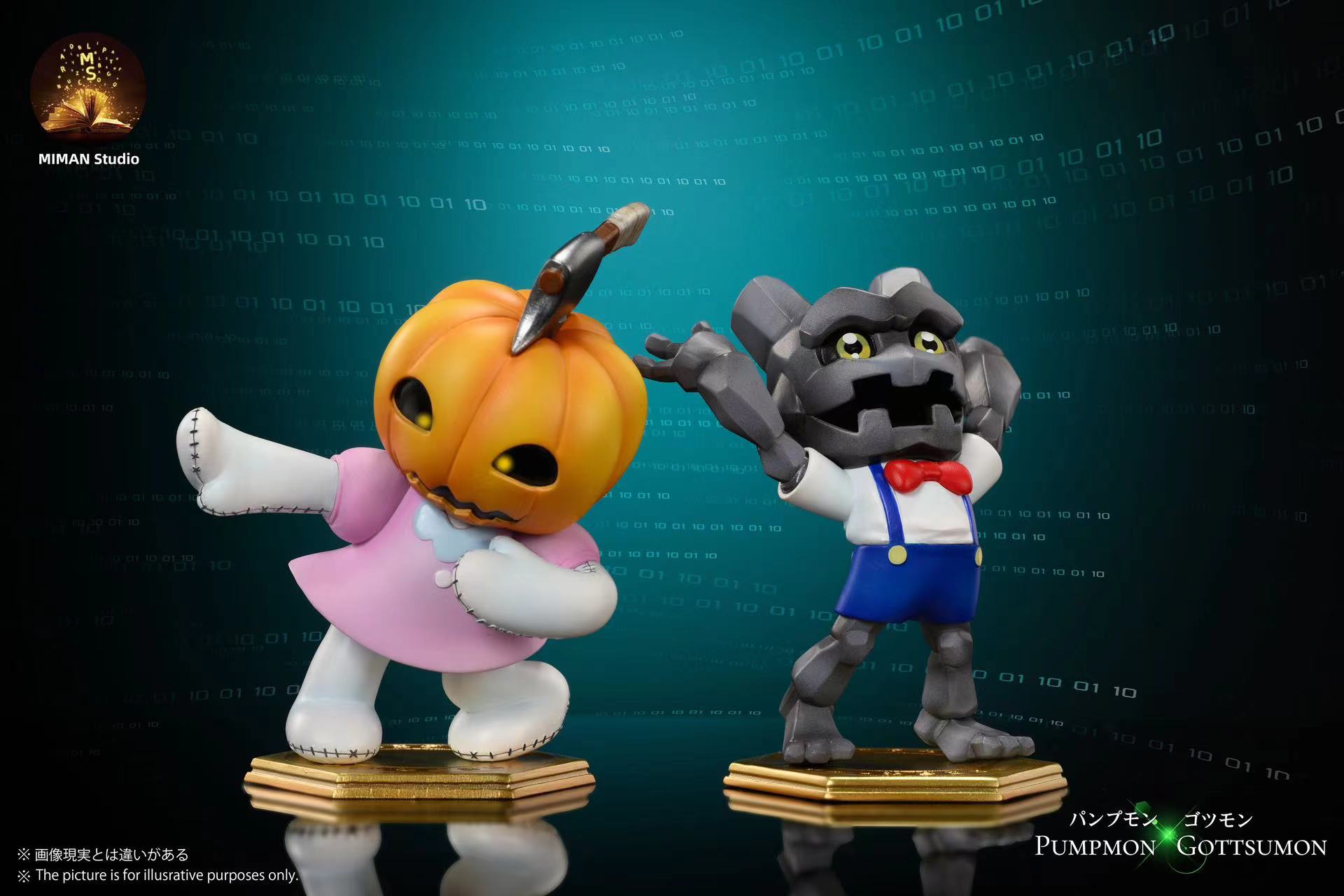 【Pre-sale closed】Pumpmon & Cuttsumon-Digimon Adventure-MIMAN Studio