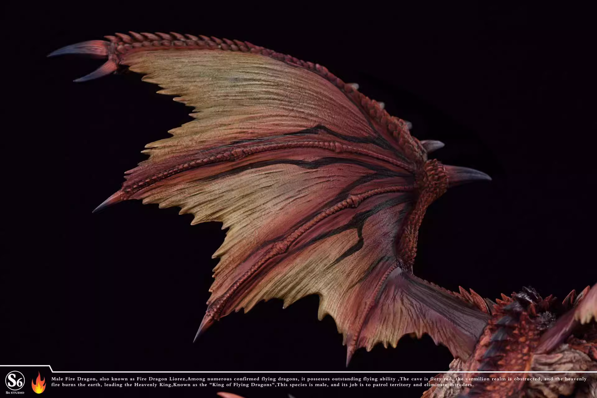 【Sold out】Male Fire Dragon-Monster Hunter-S6 Studio