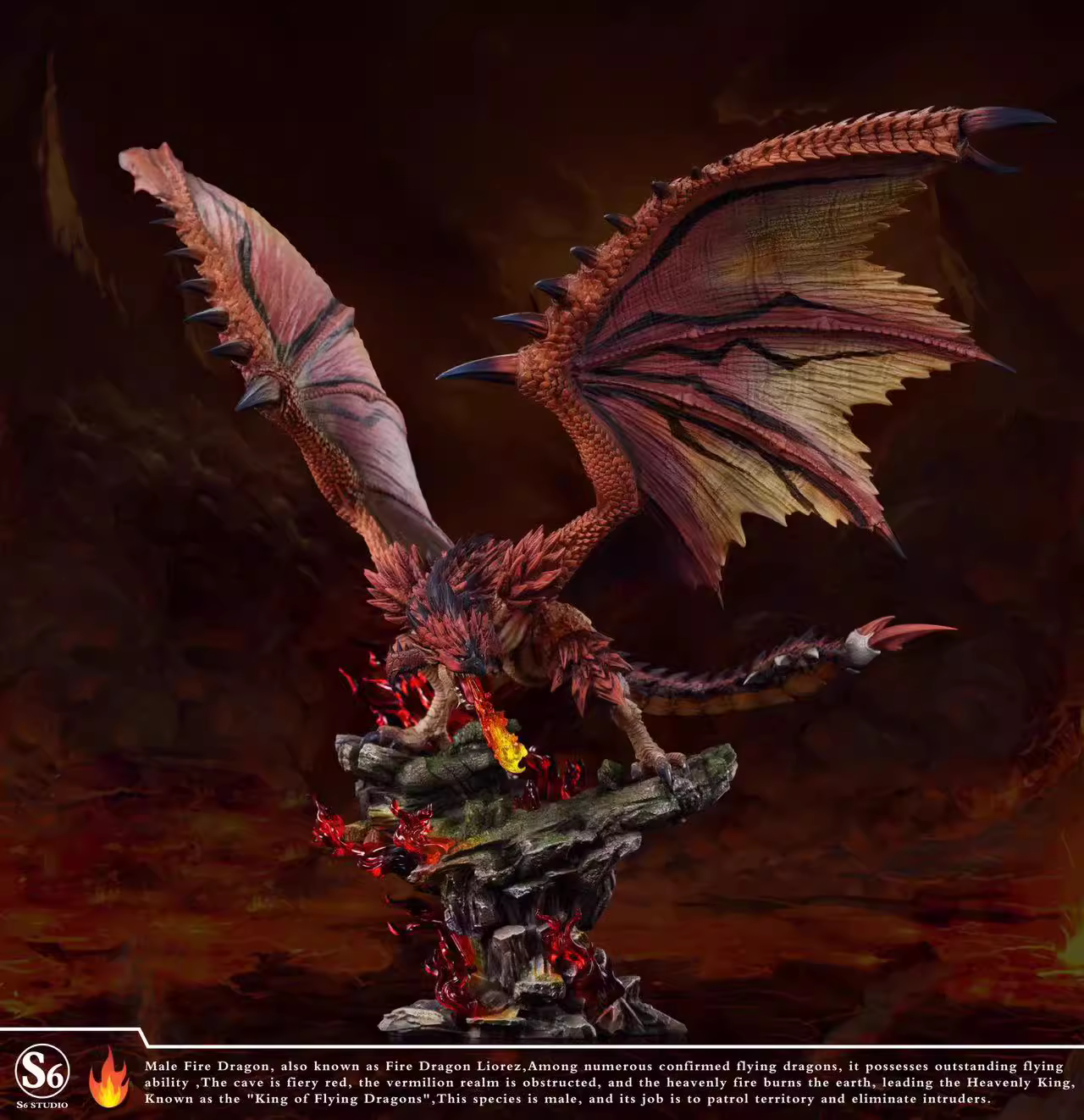 【Sold out】Male Fire Dragon-Monster Hunter-S6 Studio