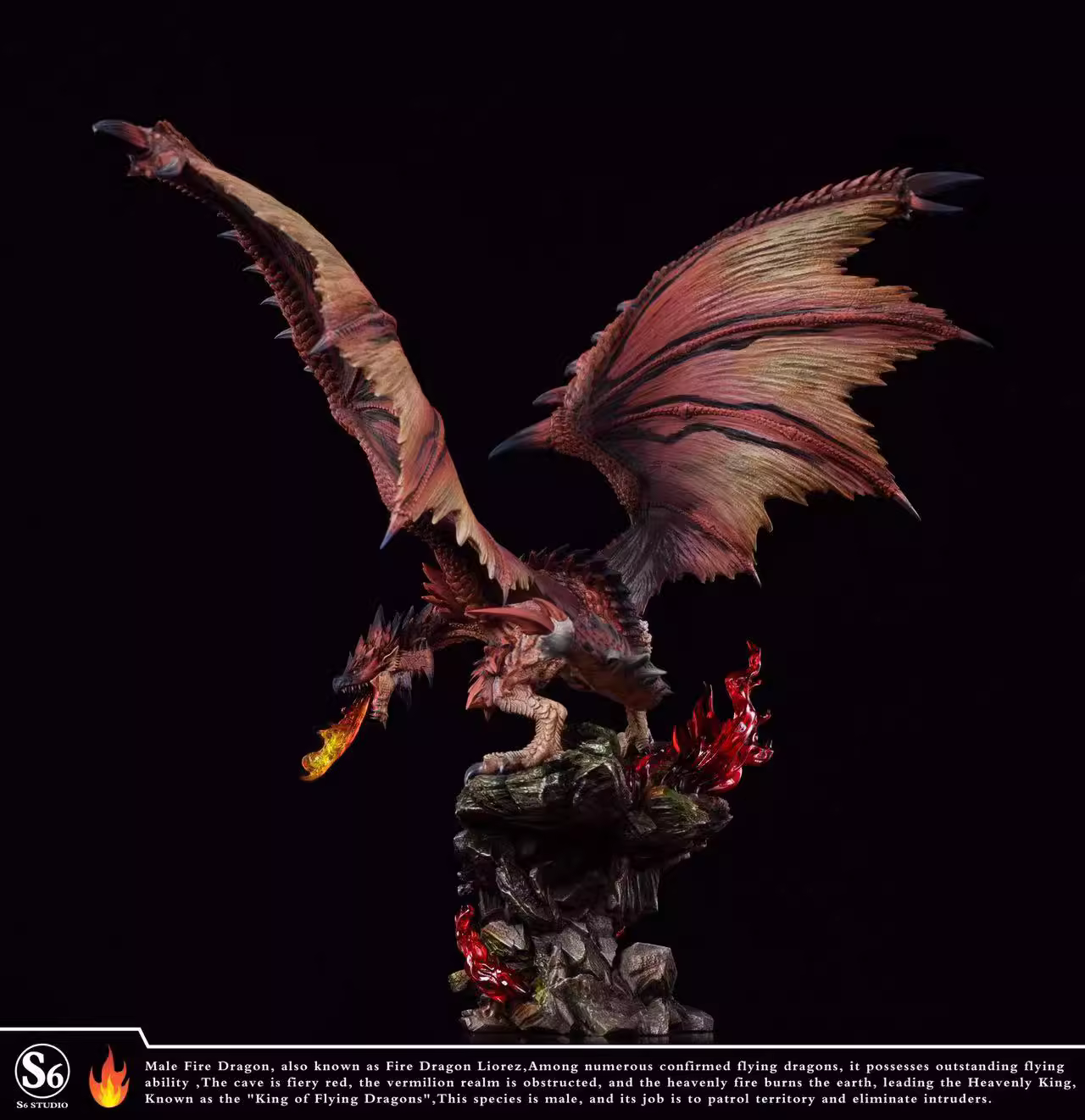 【Sold out】Male Fire Dragon-Monster Hunter-S6 Studio